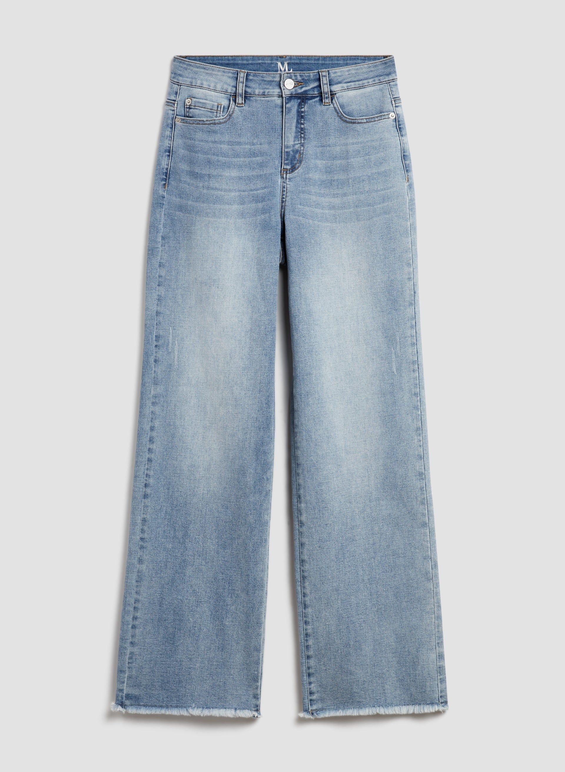 Wide Leg Distressed Detail Jeans sold by Melanie Lyne product image thumbnail 5