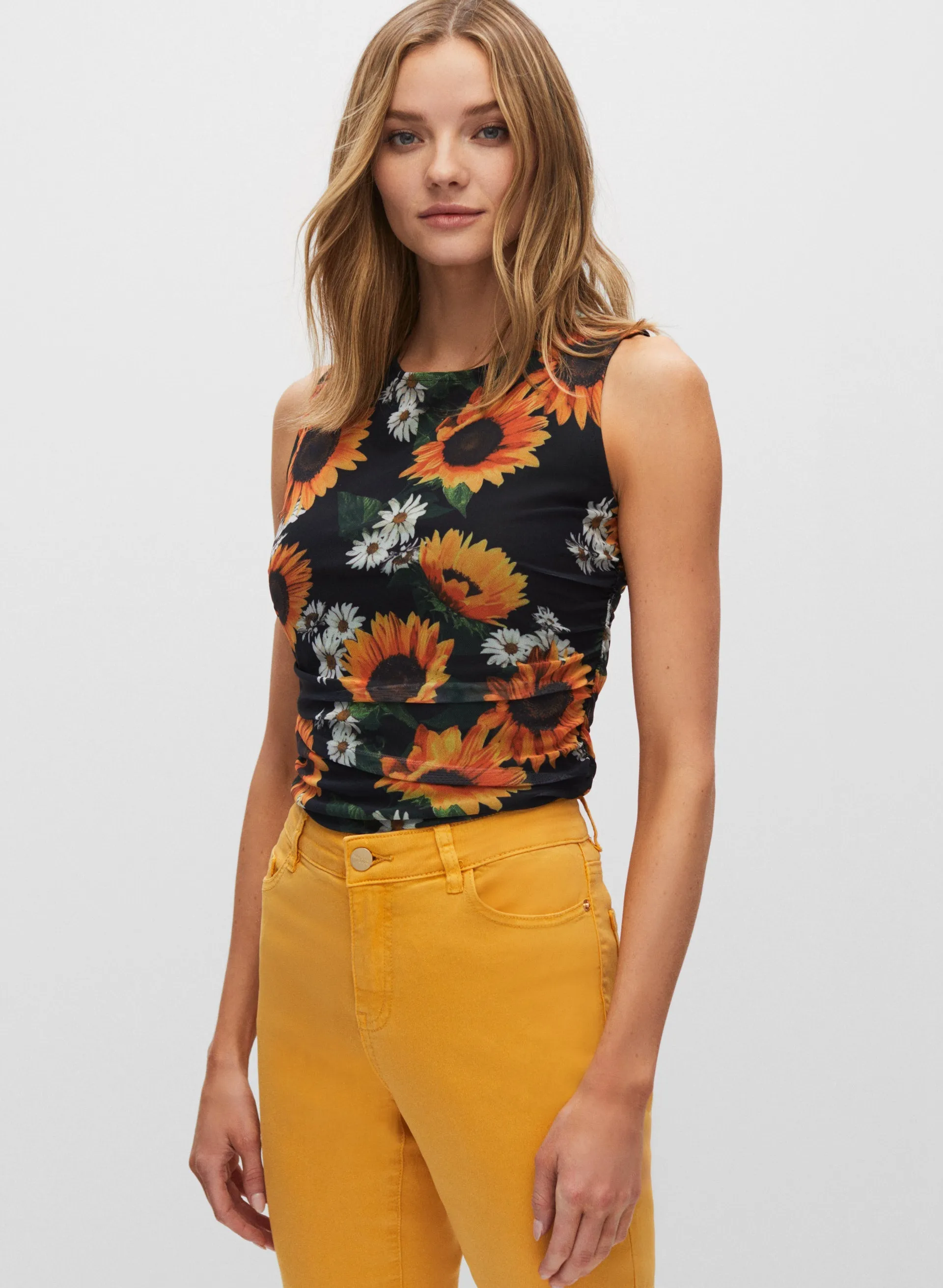 Slim Leg Denim Capris sold by Melanie Lyne product image thumbnail 2