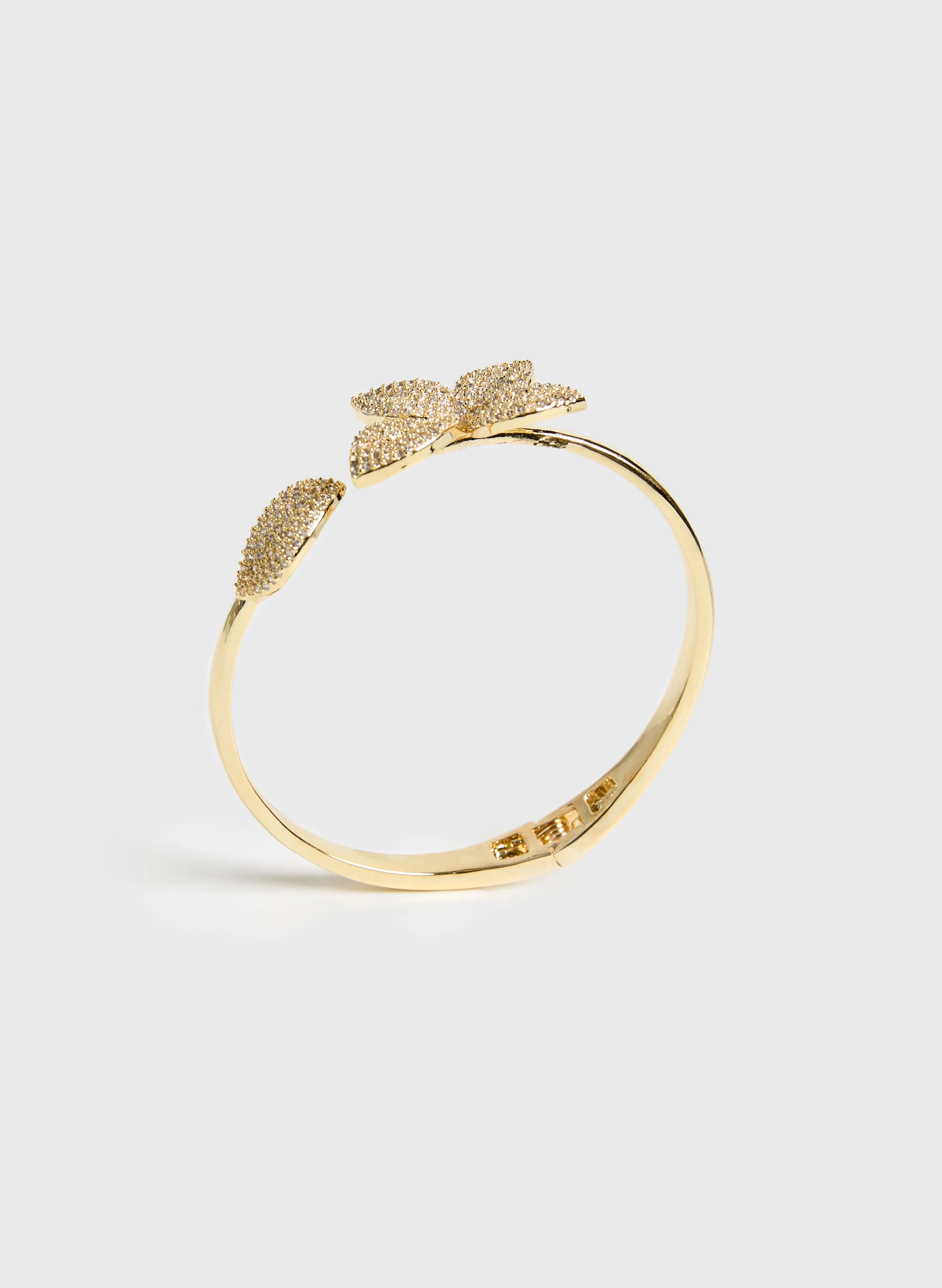 Crystal Open Hinged Bangle sold by Melanie Lyne