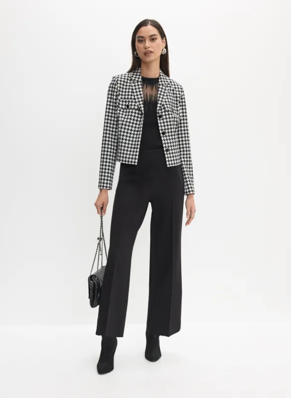 Houndstooth Print Jacket & Culotte Pants sold by Melanie Lyne