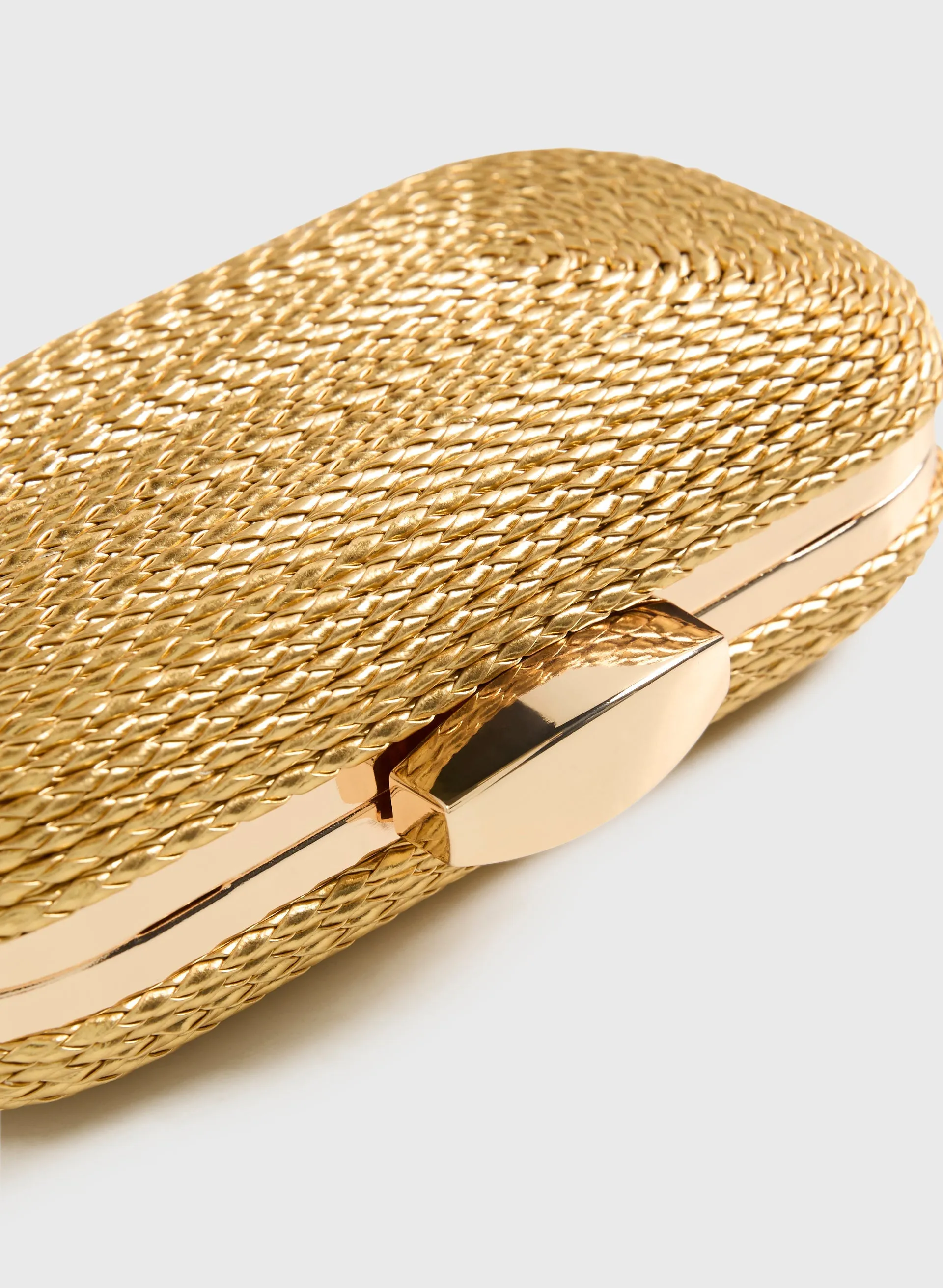 Metallic String Clutch sold by Melanie Lyne product image thumbnail 4
