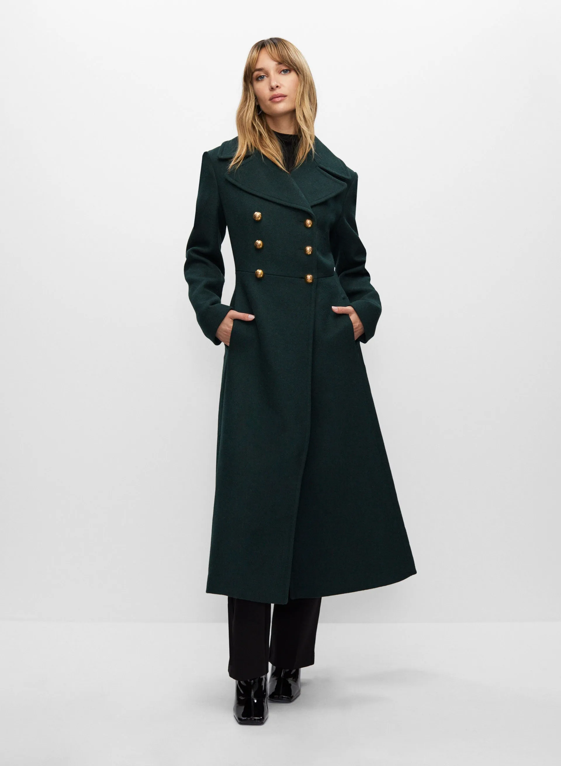 Twill Wool Blend Coat sold by Melanie Lyne