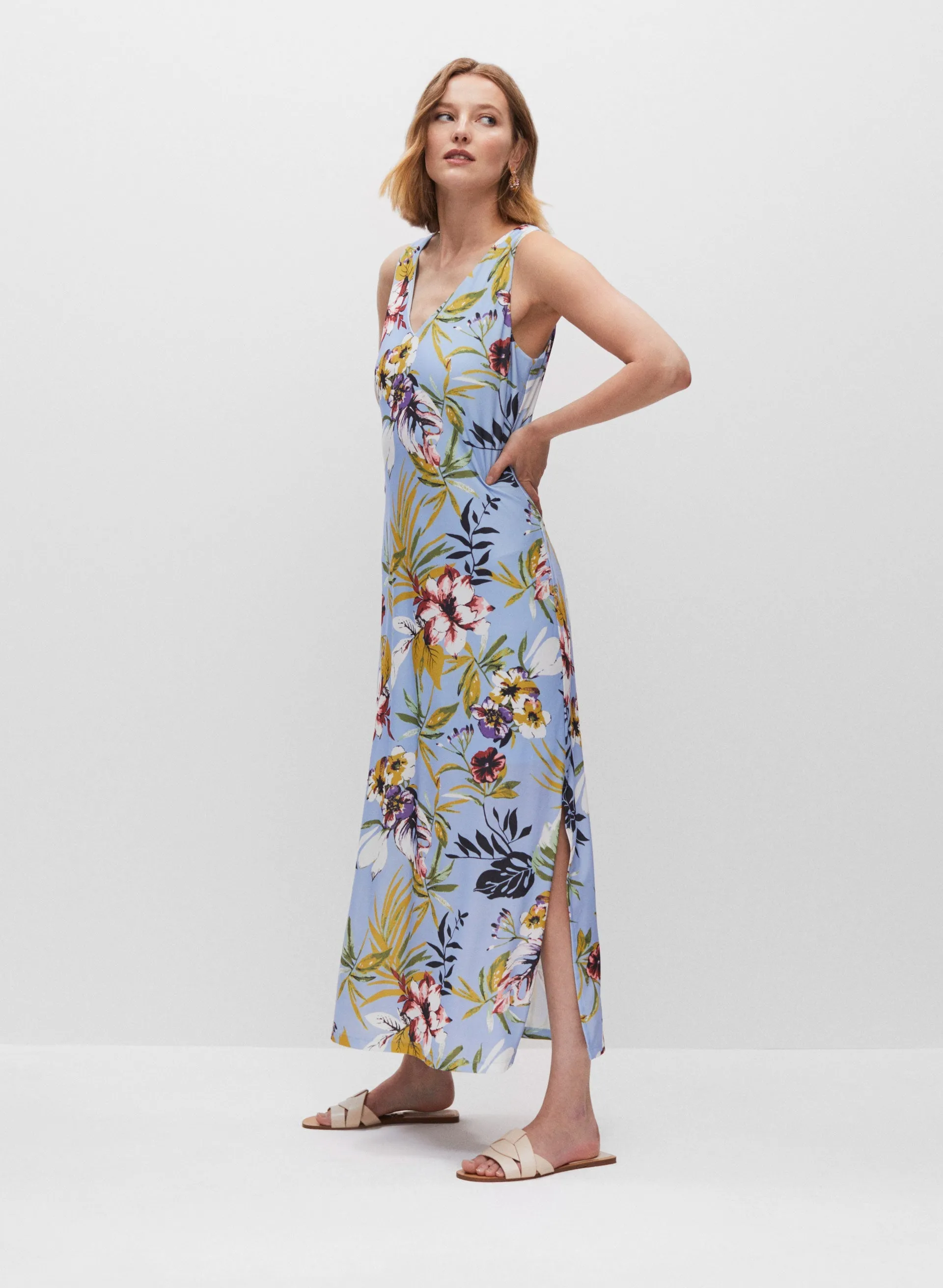 Floral Print Maxi Dress sold by Melanie Lyne product image thumbnail 2