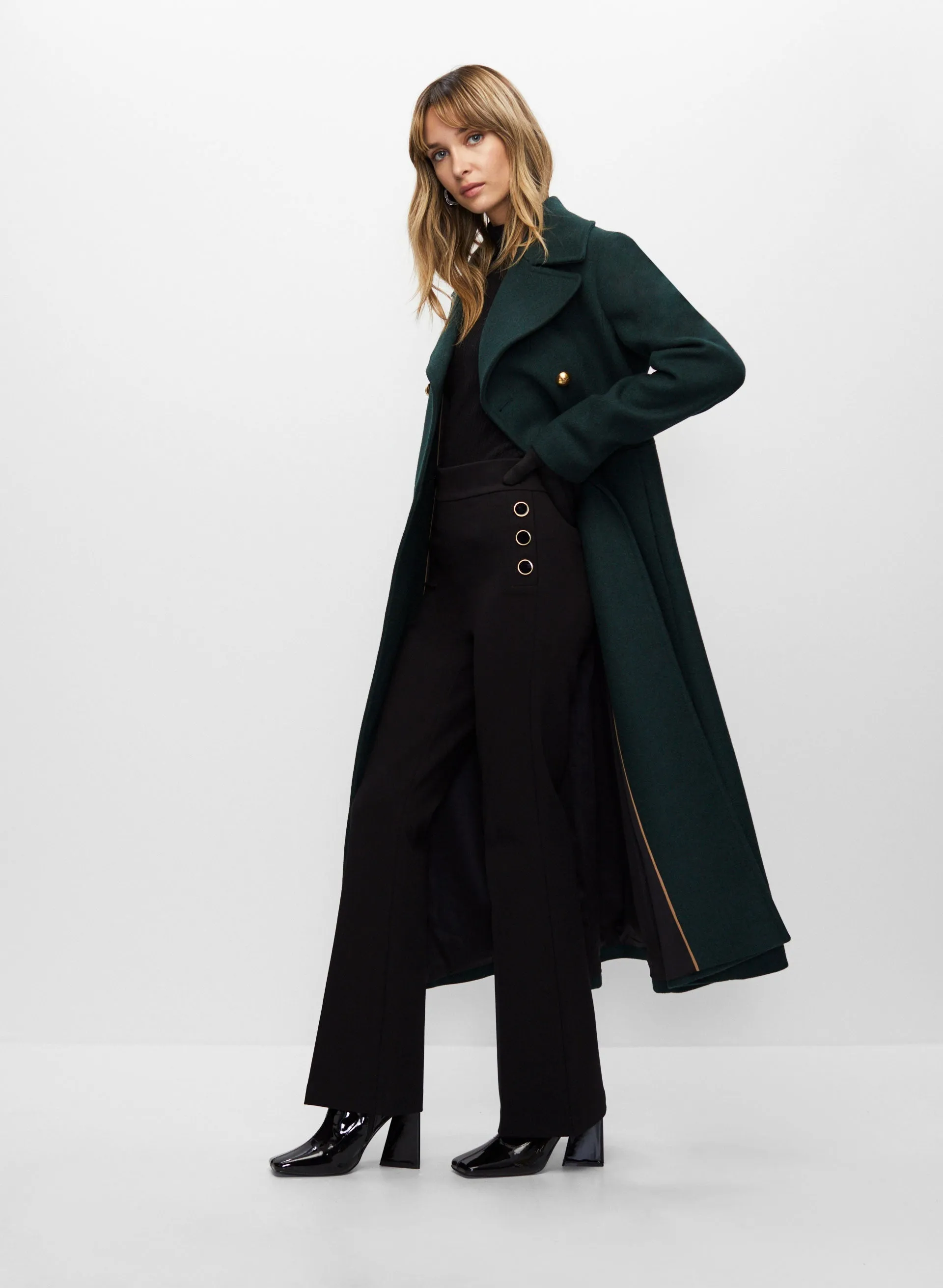 Twill Wool Blend Coat sold by Melanie Lyne product image thumbnail 5