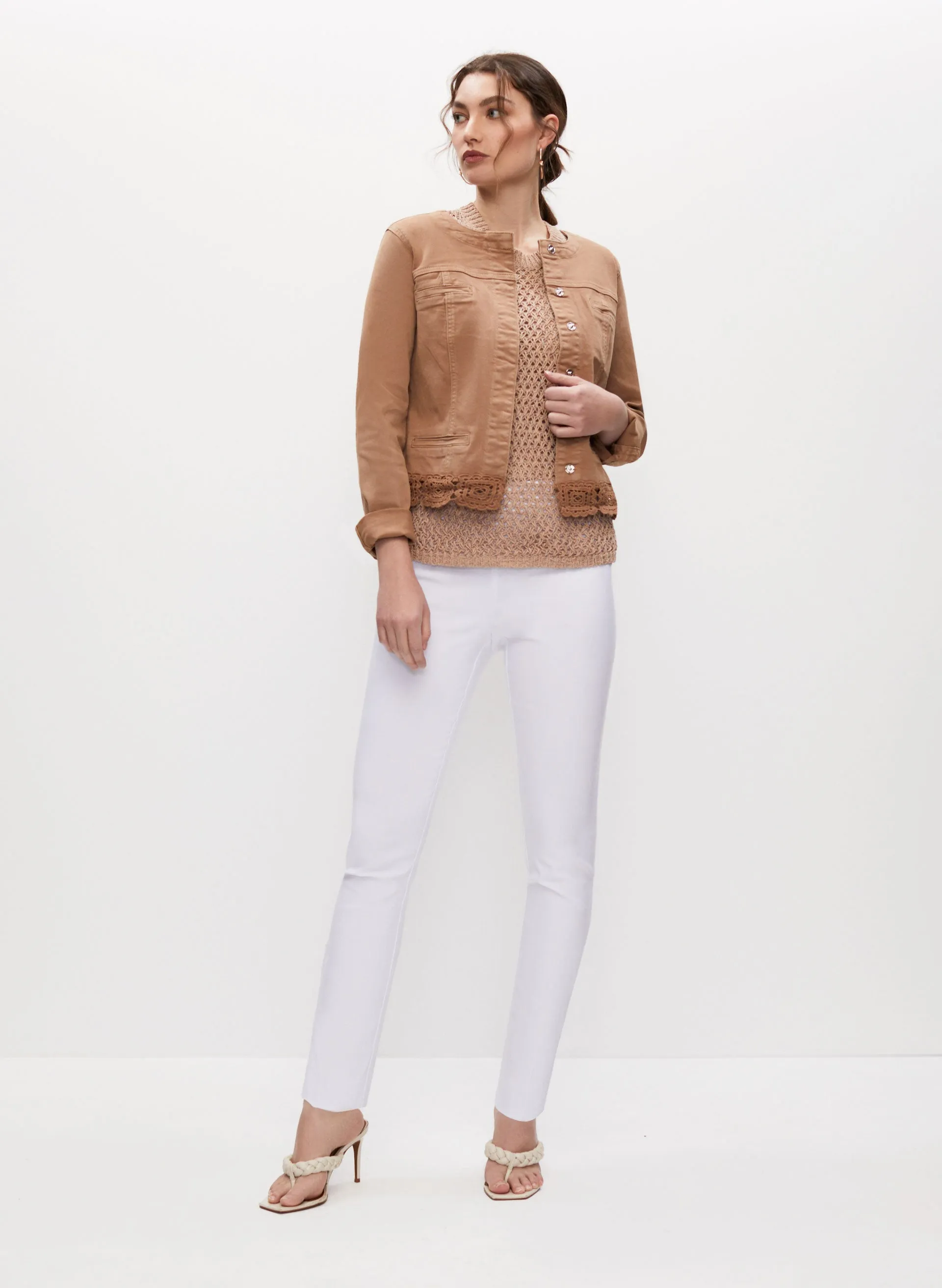 Sleeveless Crochet Sweater Top sold by Melanie Lyne product image thumbnail 3