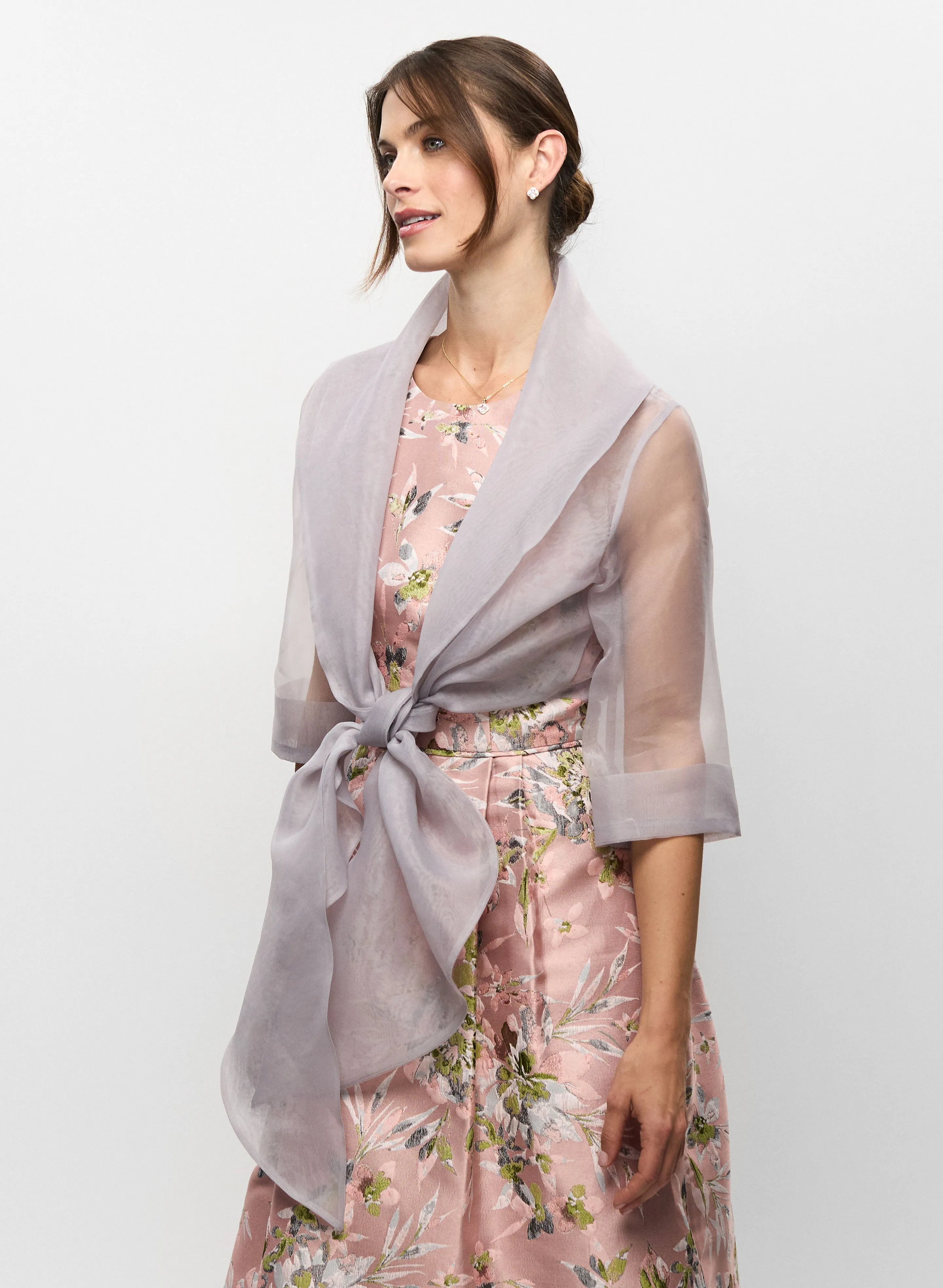 Oversized Tie Detail Bolero sold by Melanie Lyne product image thumbnail 2