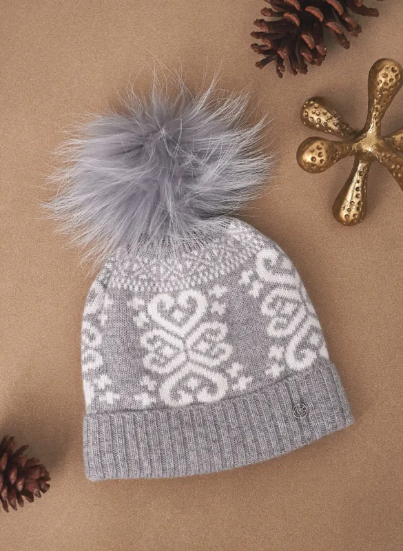 Removable Pompom Hat sold by Melanie Lyne
