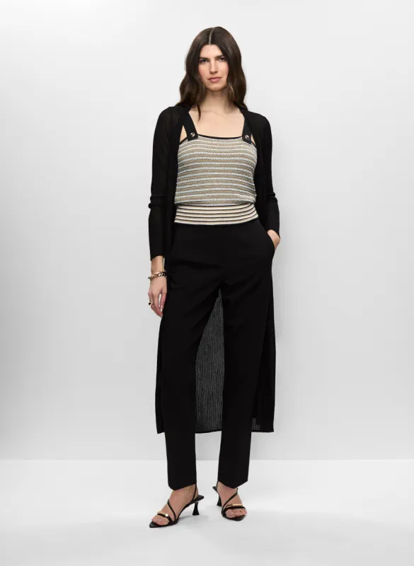 Shadow Stripe Cardigan & Slim Leg Pants sold by Melanie Lyne