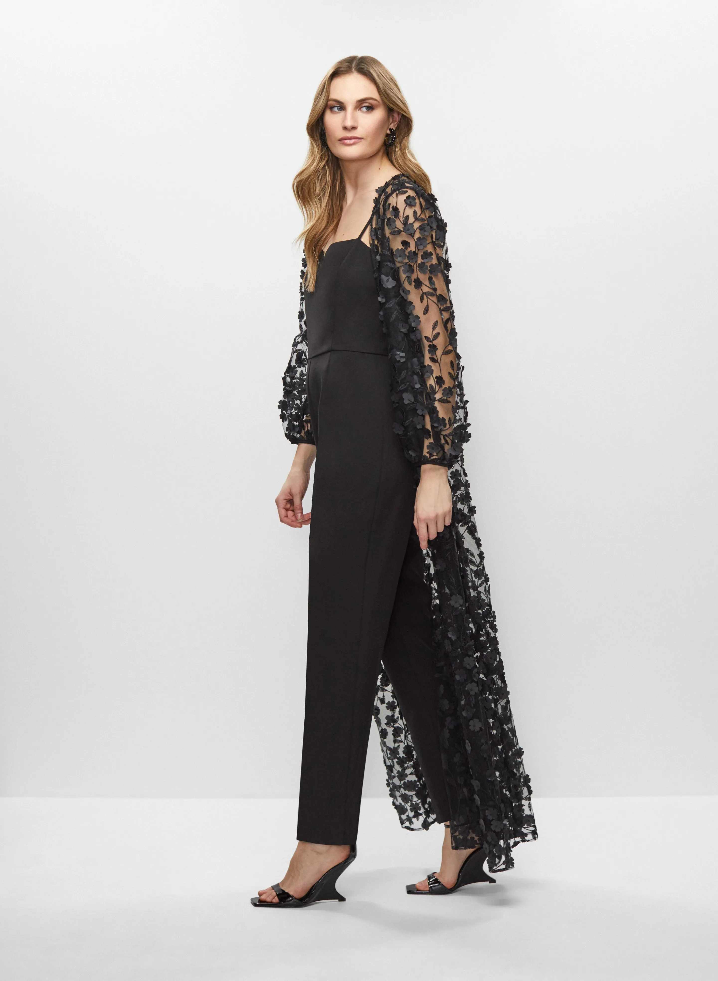 Jumpsuit & Long Floral Jacket Set sold by Melanie Lyne product image thumbnail 2