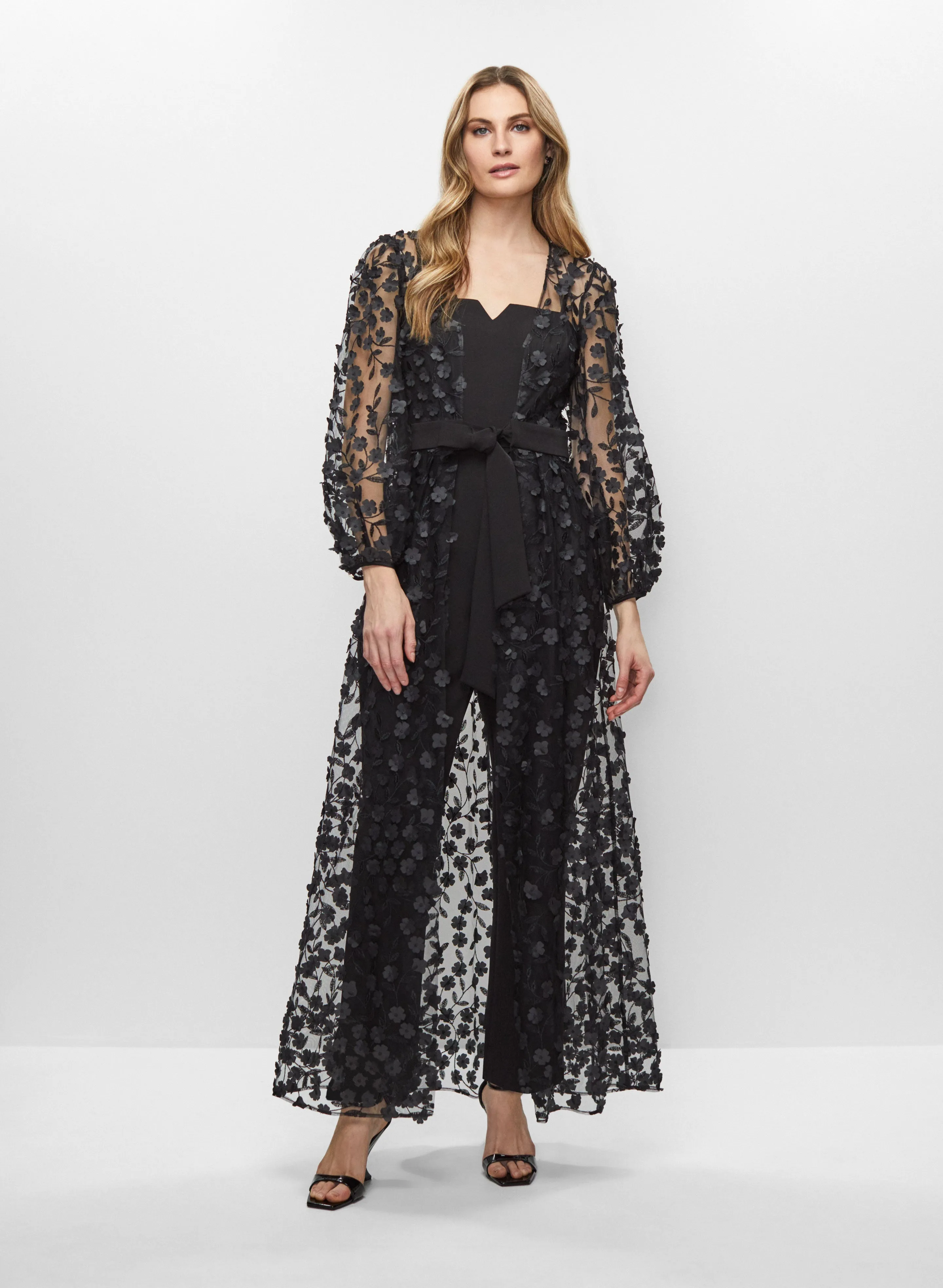 Jumpsuit & Long Floral Jacket Set sold by Melanie Lyne