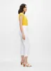 Linen Straight Leg Capris sold by Melanie Lyne