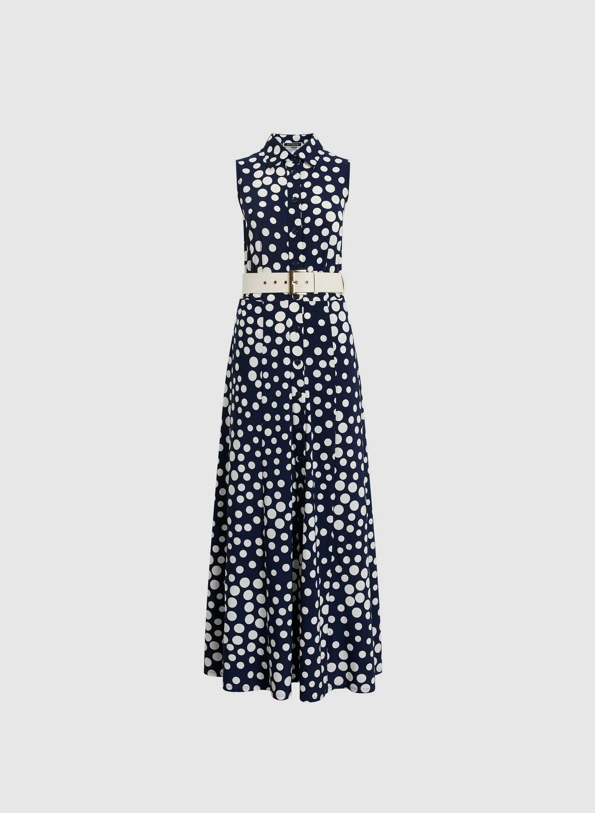 Button Front Polka Dot Dress sold by Melanie Lyne product image thumbnail 5