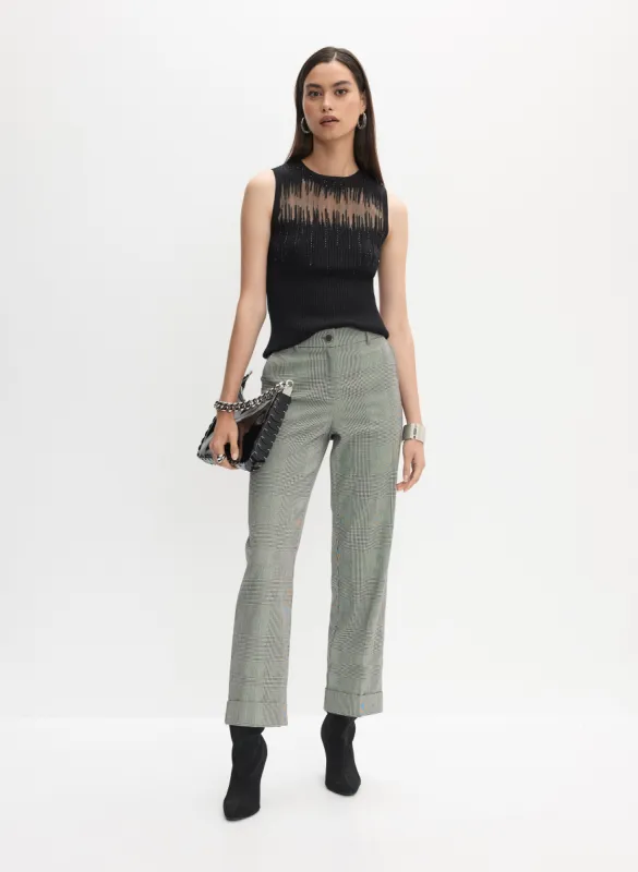 Sheer Detail Tank Top & Giselle Cut Pants sold by Melanie Lyne