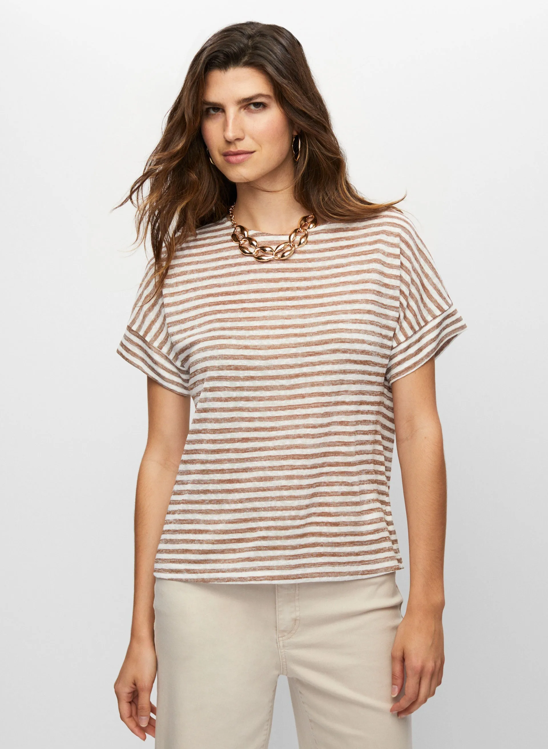 Stripe Print Top sold by Melanie Lyne product image thumbnail 5