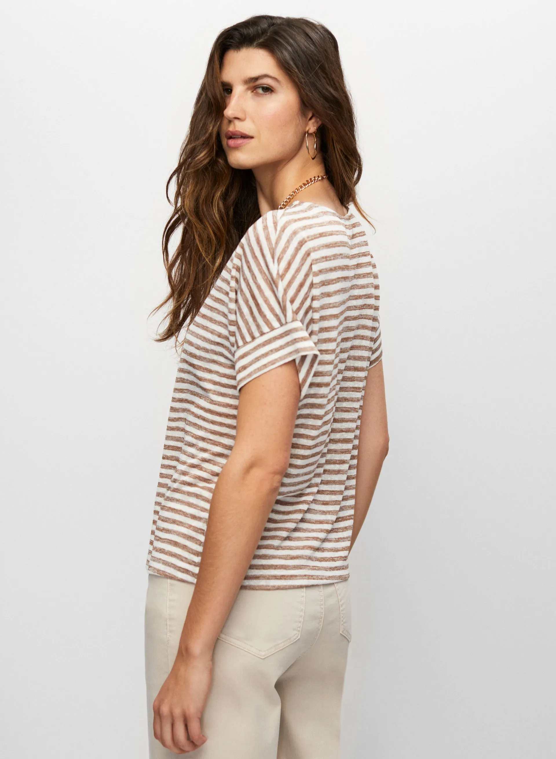 Stripe Print Top sold by Melanie Lyne product image thumbnail 2