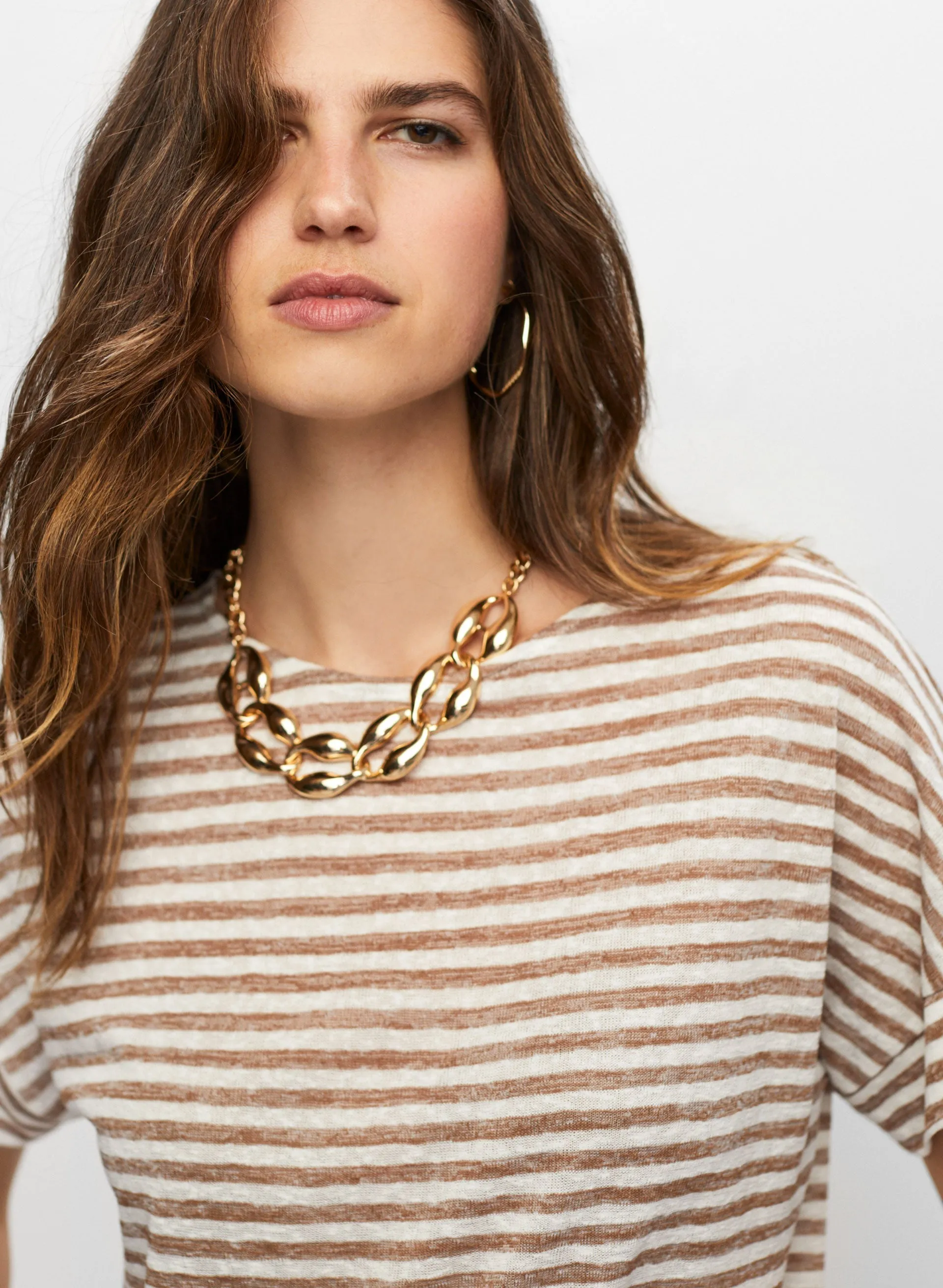 Stripe Print Top sold by Melanie Lyne product image thumbnail 3