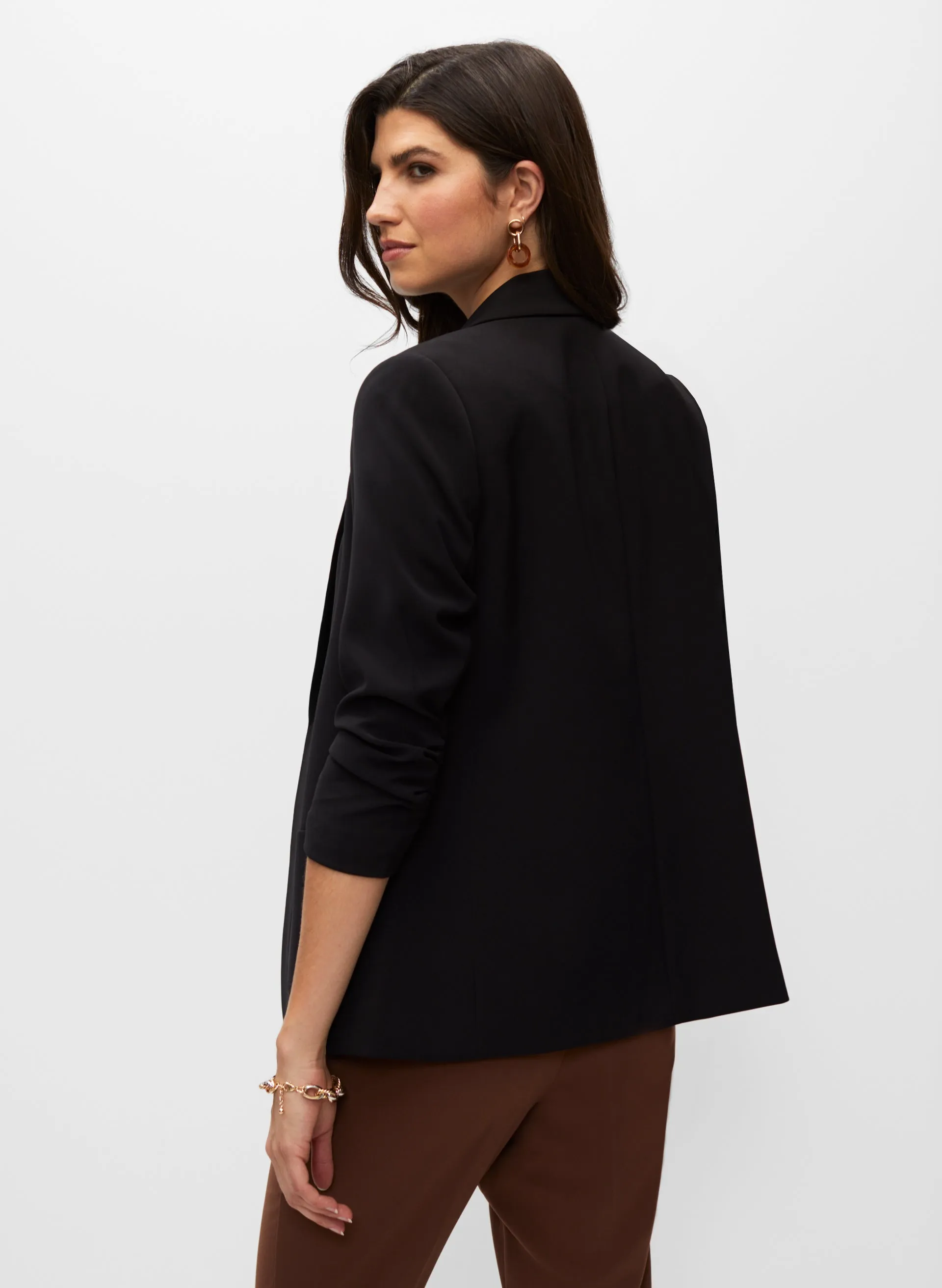 Shirred Sleeve Jacket sold by Melanie Lyne product image thumbnail 4