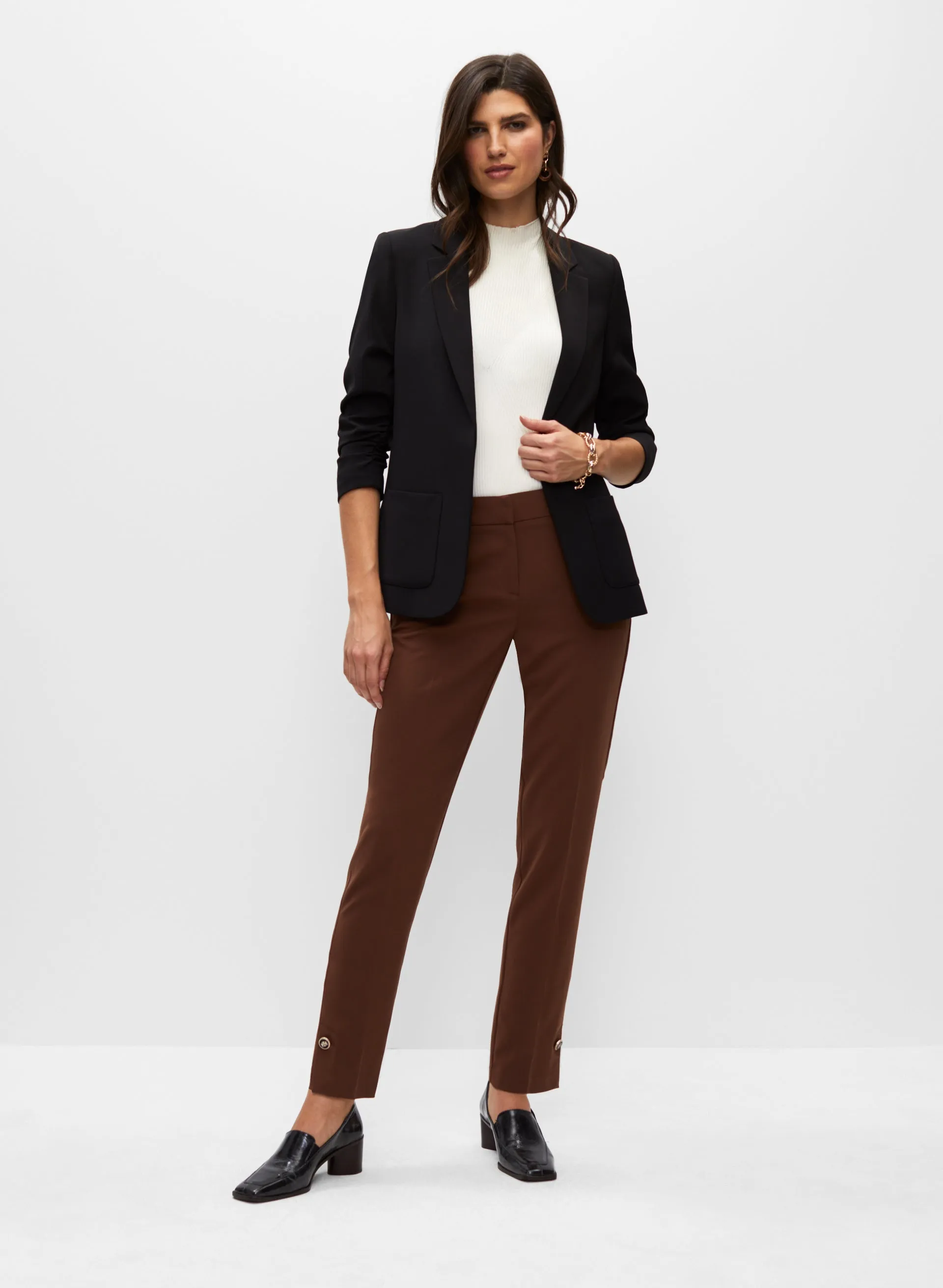 Shirred Sleeve Jacket sold by Melanie Lyne product image thumbnail 3