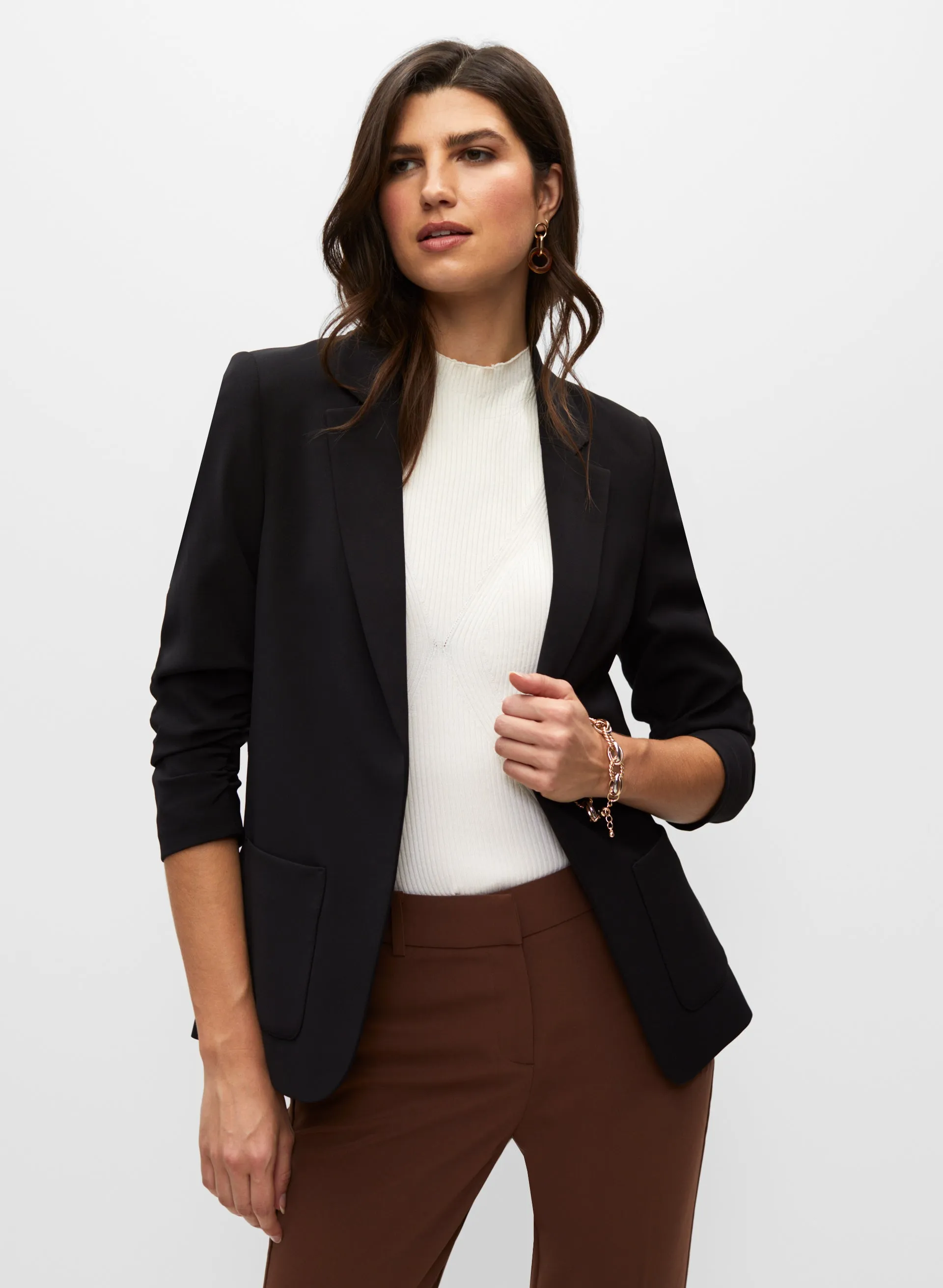 Shirred Sleeve Jacket sold by Melanie Lyne