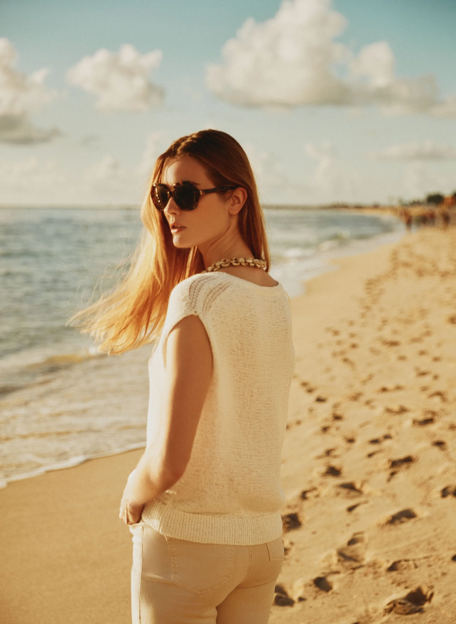 Drop Shoulder Knit Top sold by Melanie Lyne product image thumbnail 4