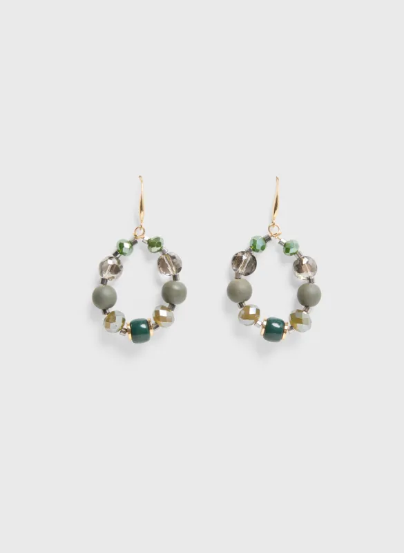 Round Beads Dangle Earrings sold by Melanie Lyne
