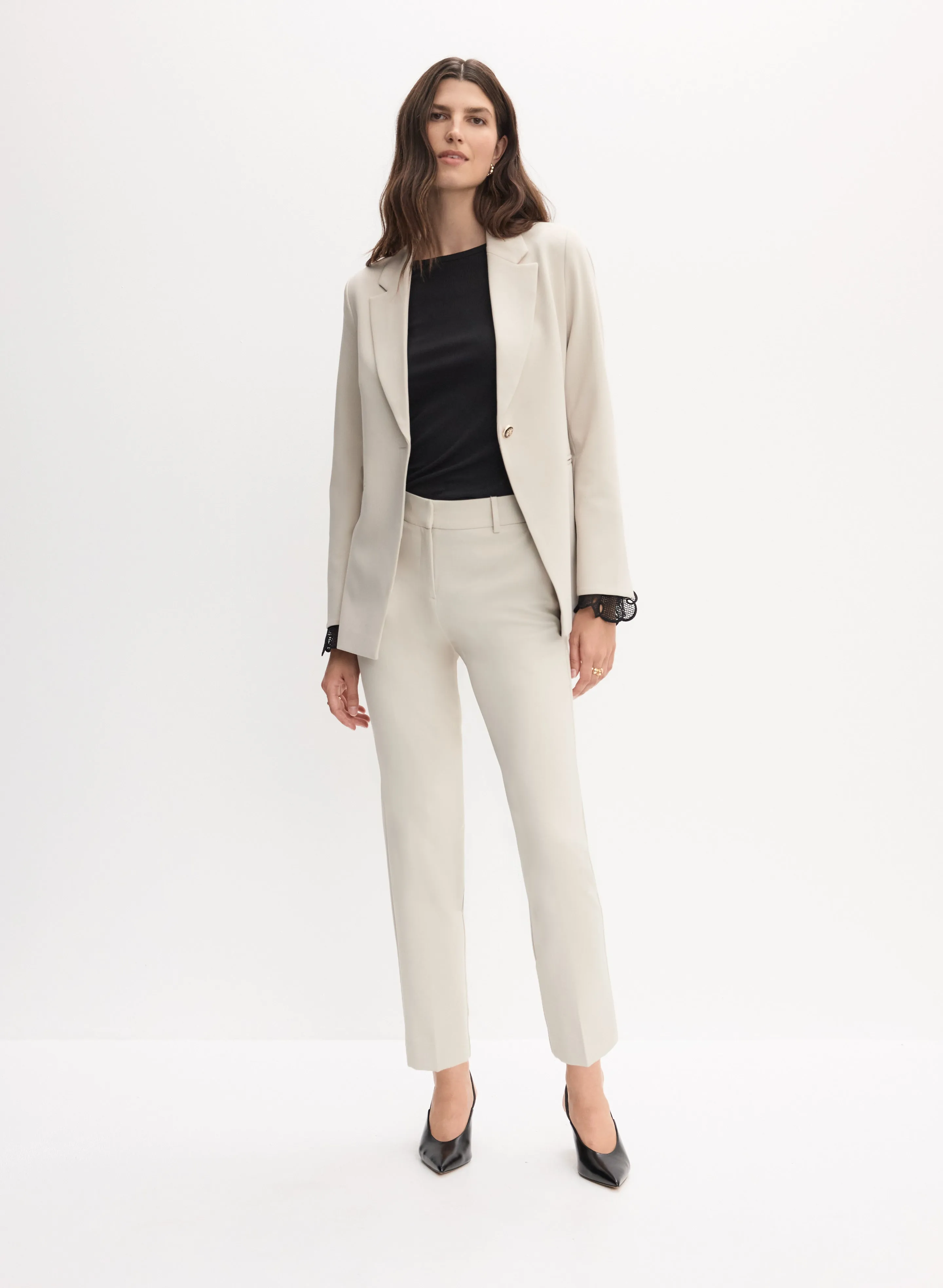 Single Button Jacket & Giselle Cut Pants sold by Melanie Lyne