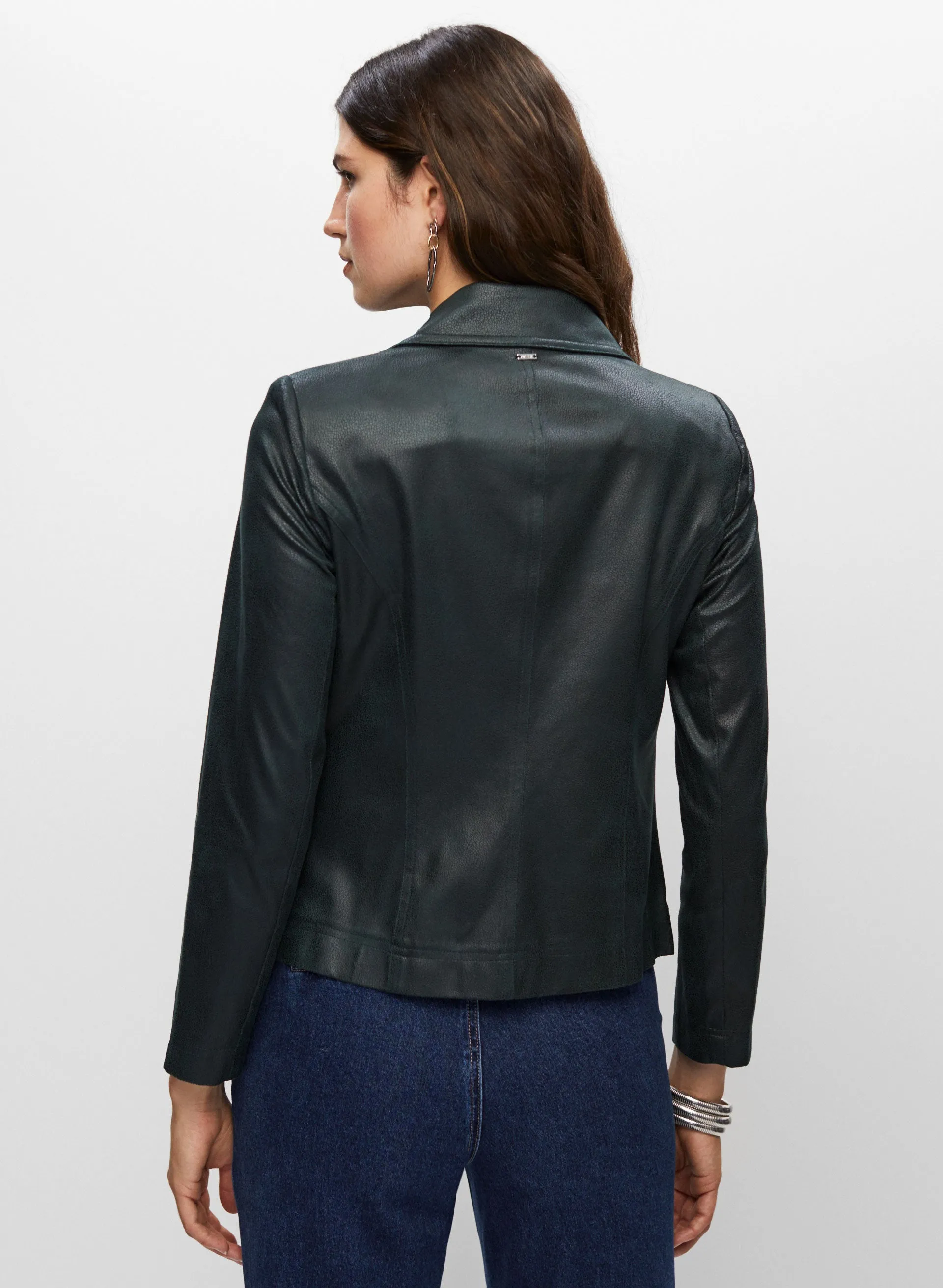 Vex - Eyelet Detail Faux Suede Jacket sold by Melanie Lyne product image thumbnail 2