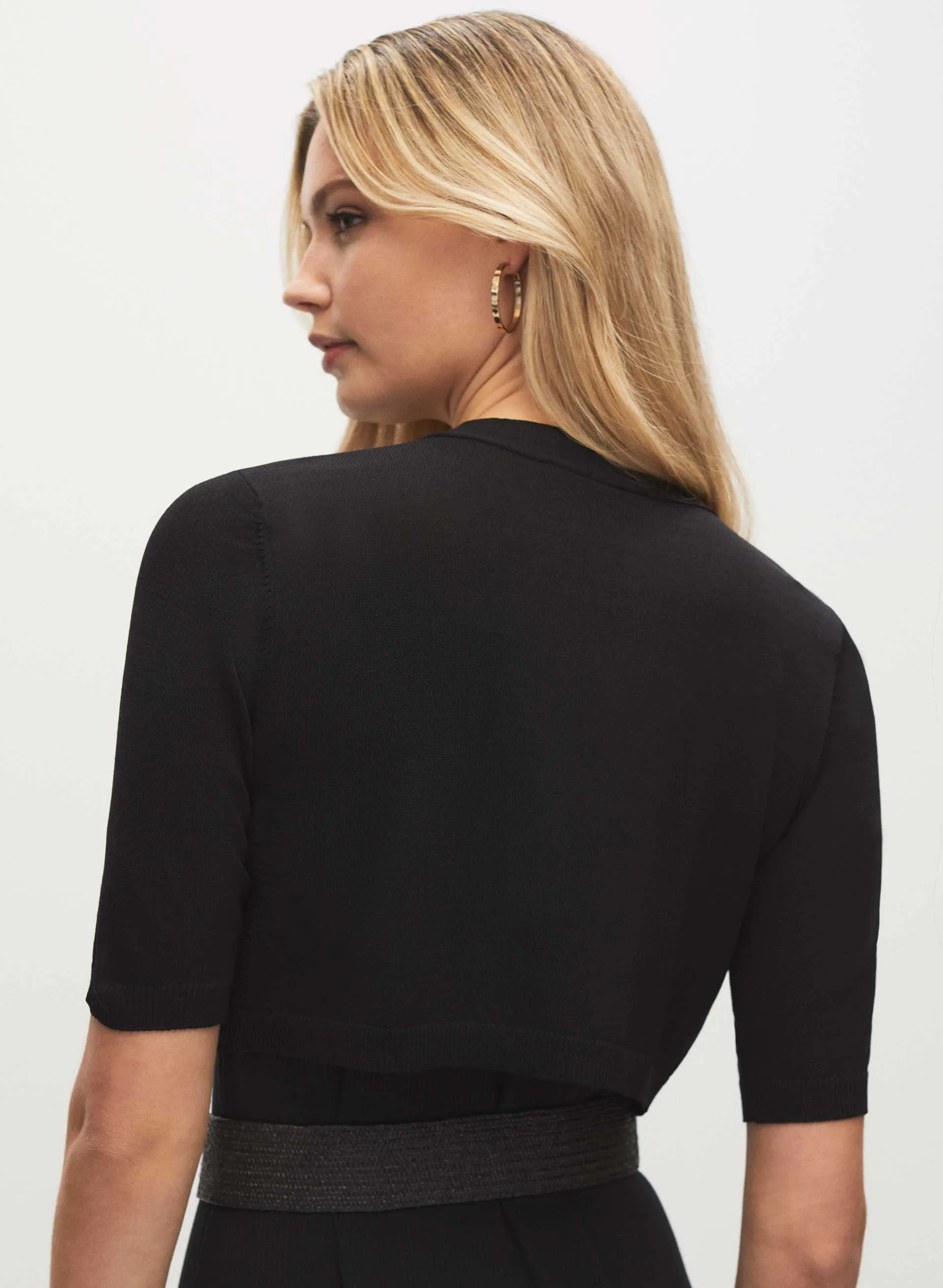 Knit Short Sleeve Bolero sold by Melanie Lyne product image thumbnail 5