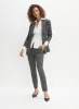 Giselle Pinstripe Slim-Leg Pants sold by Melanie Lyne