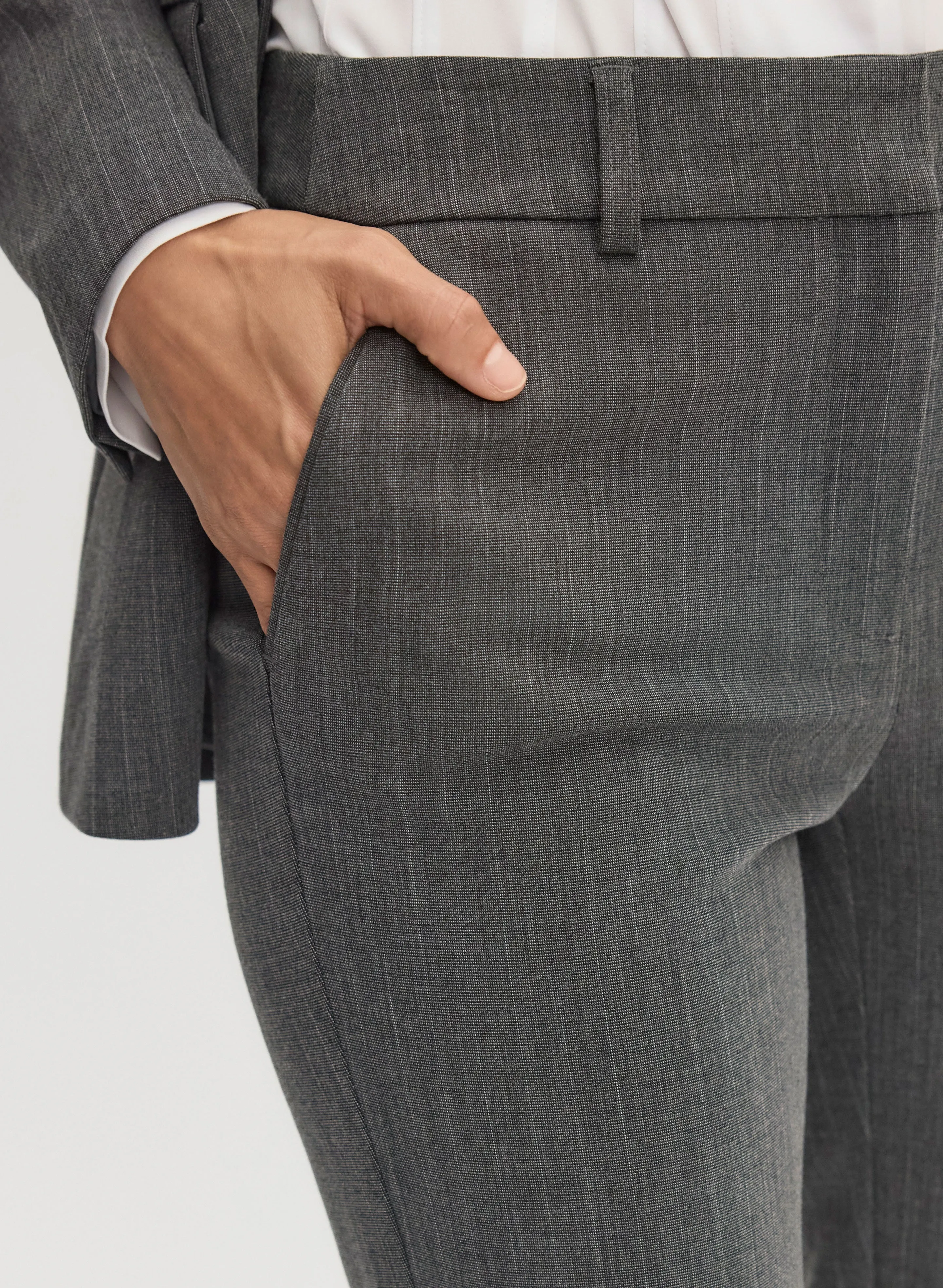 Giselle Pinstripe Slim-Leg Pants sold by Melanie Lyne product image thumbnail 4