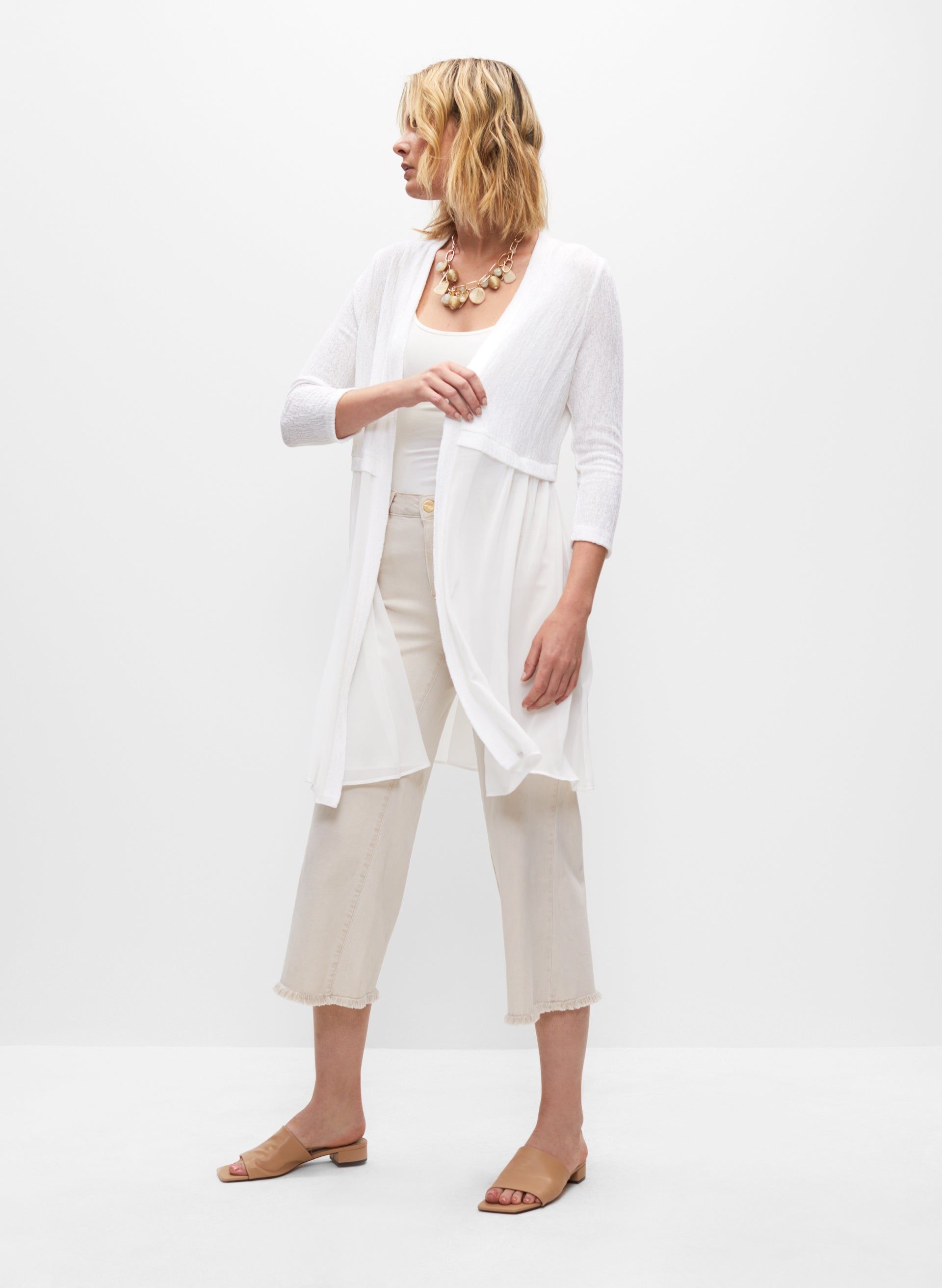 Drop Shoulder Duster sold by Melanie Lyne product image thumbnail 2