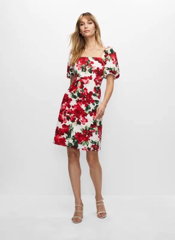 Floral Print Square Neck Dress sold by Melanie Lyne