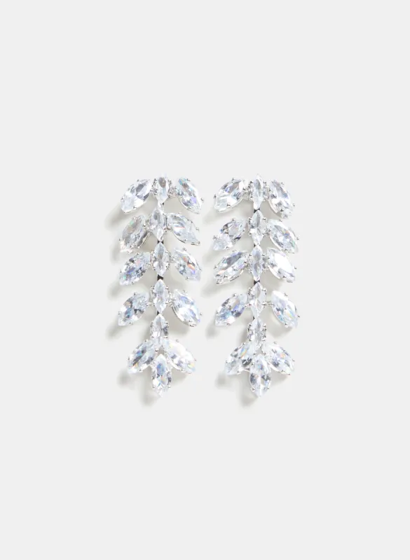 Linear Zirconia Drop Earrings sold by Melanie Lyne