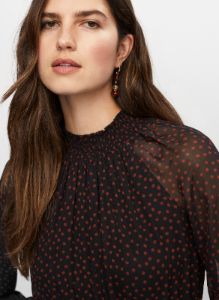 Ruched Polka Dot Dress sold by Melanie Lyne