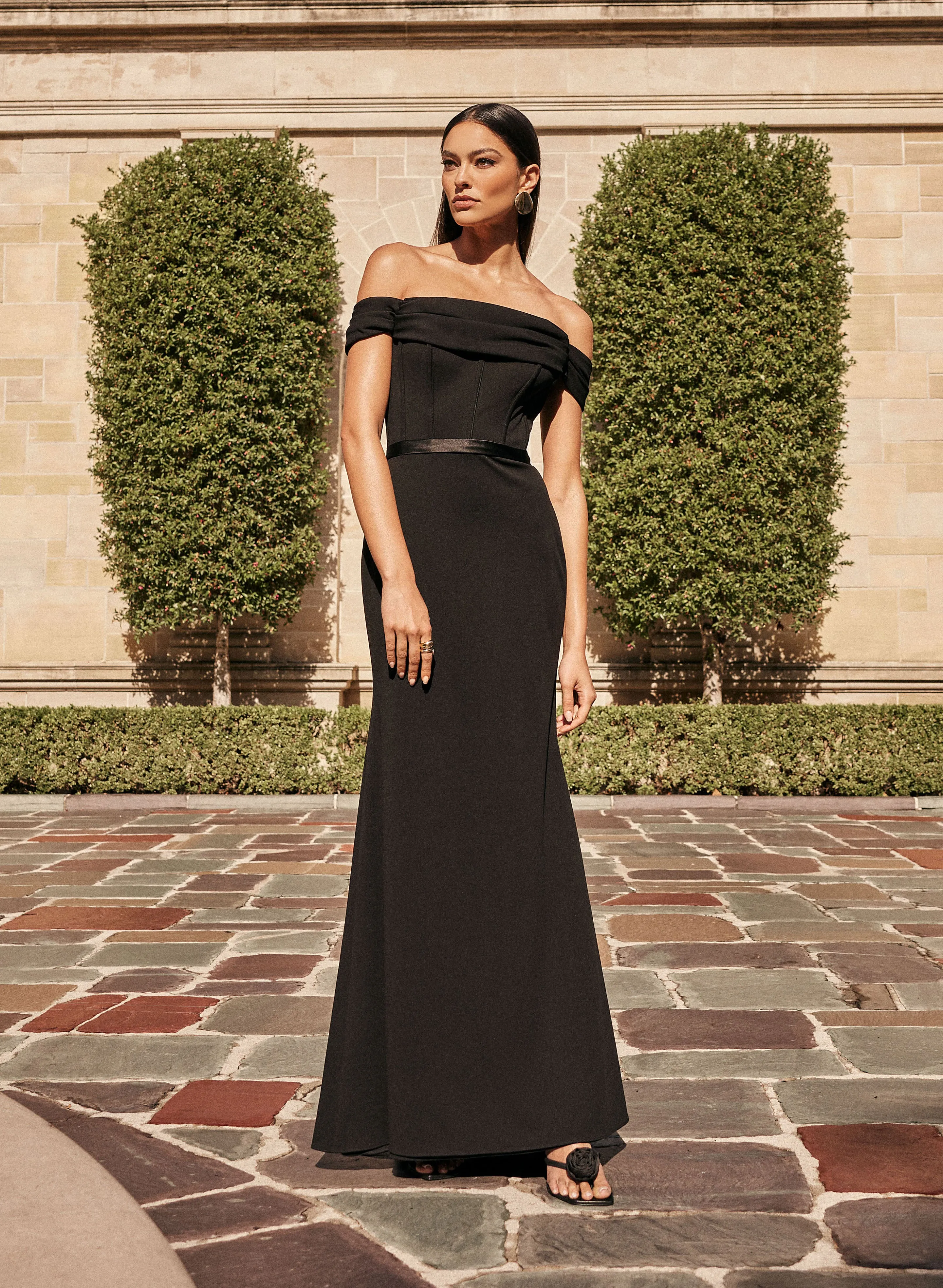 Off-the-Shoulder Mermaid Dress sold by Melanie Lyne product image thumbnail 3