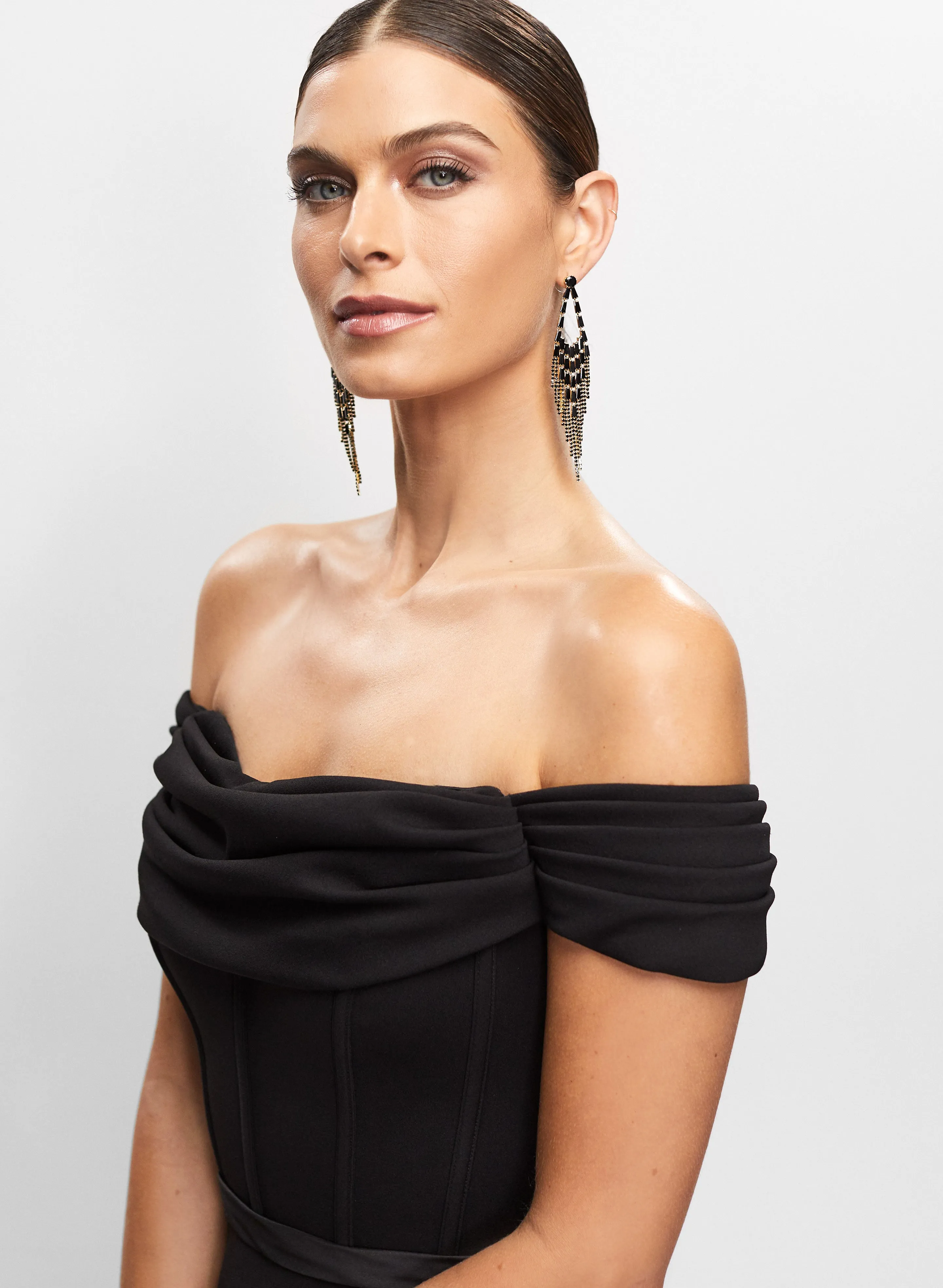 Off-the-Shoulder Mermaid Dress sold by Melanie Lyne product image thumbnail 4