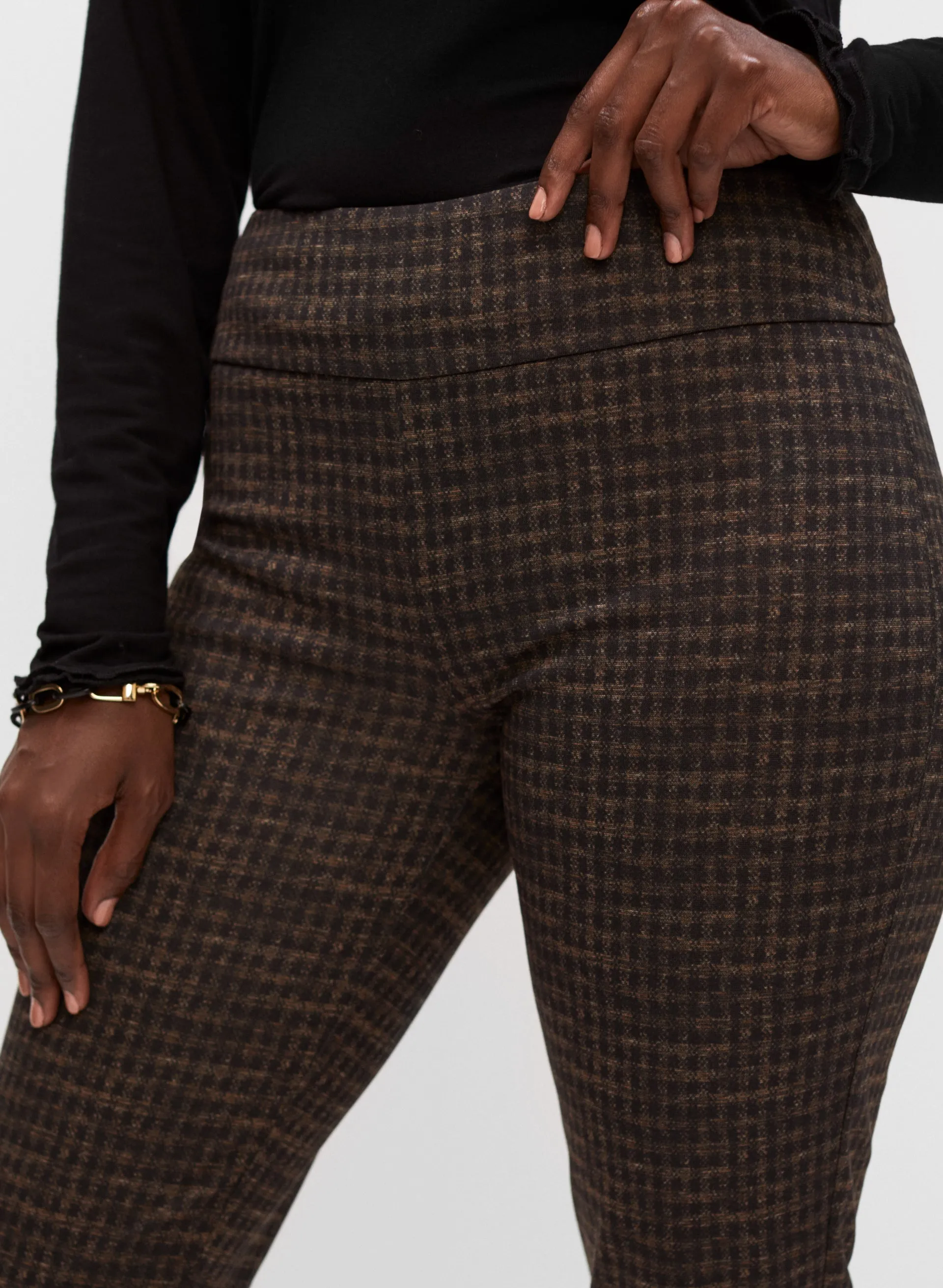 Joseph Ribkoff - Pull-On Houndstooth Motif Pants sold by Melanie Lyne product image thumbnail 4