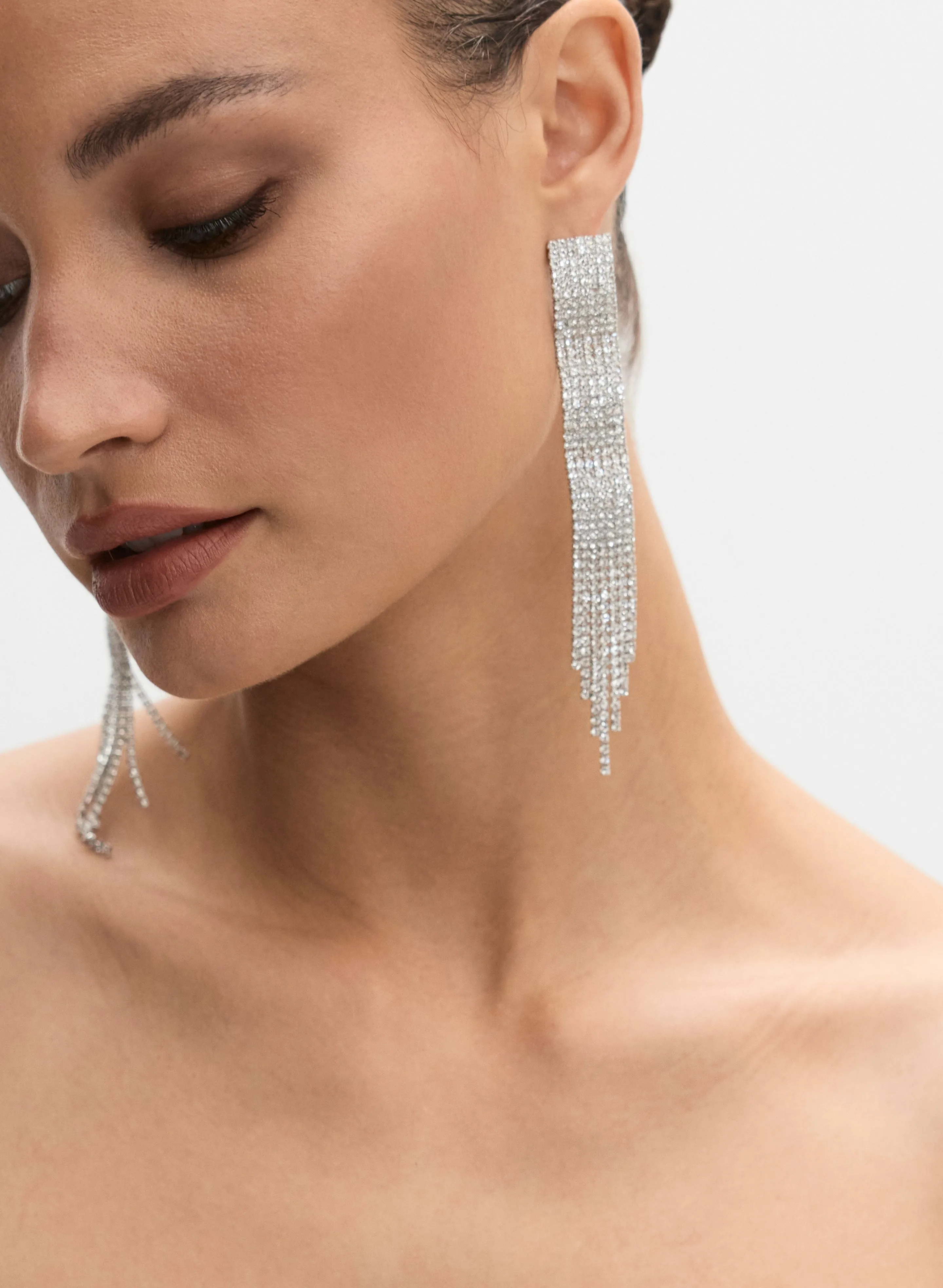 Cubic Zirconia Chandelier Earrings sold by Melanie Lyne product image thumbnail 2