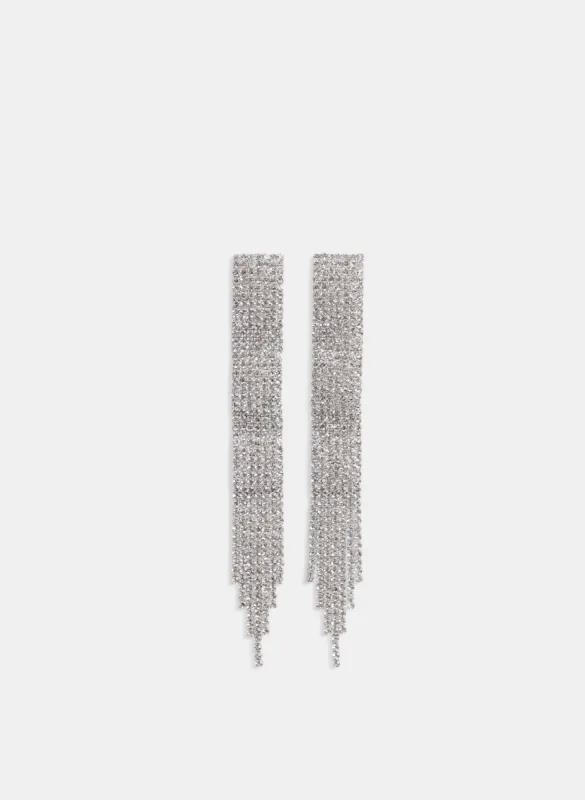 Cubic Zirconia Chandelier Earrings sold by Melanie Lyne
