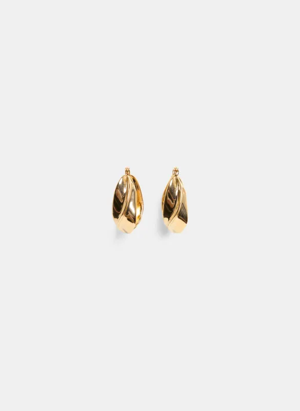 Twist Detail Hoop Earrings sold by Melanie Lyne
