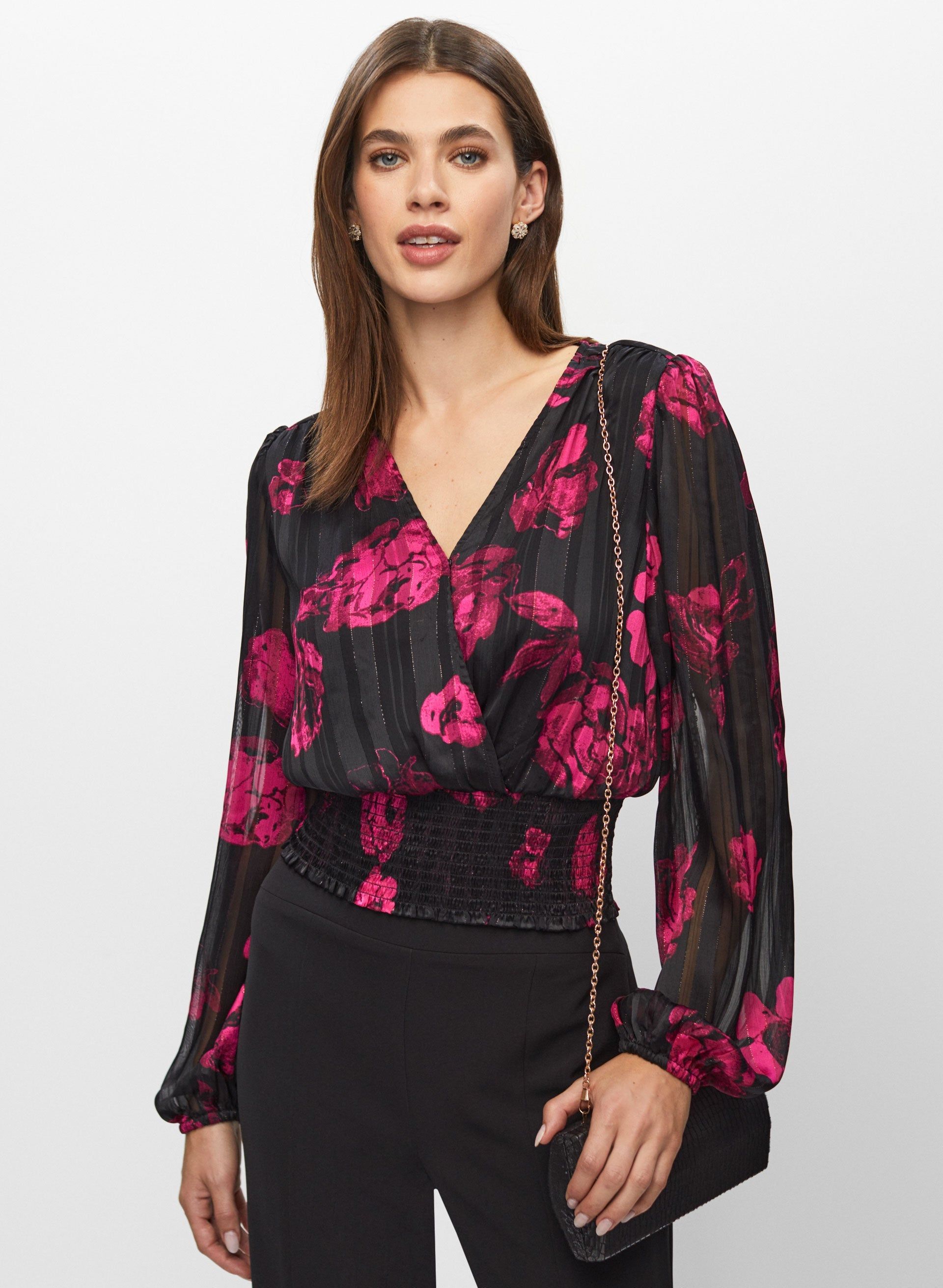 Floral Print Smocked Top sold by Melanie Lyne