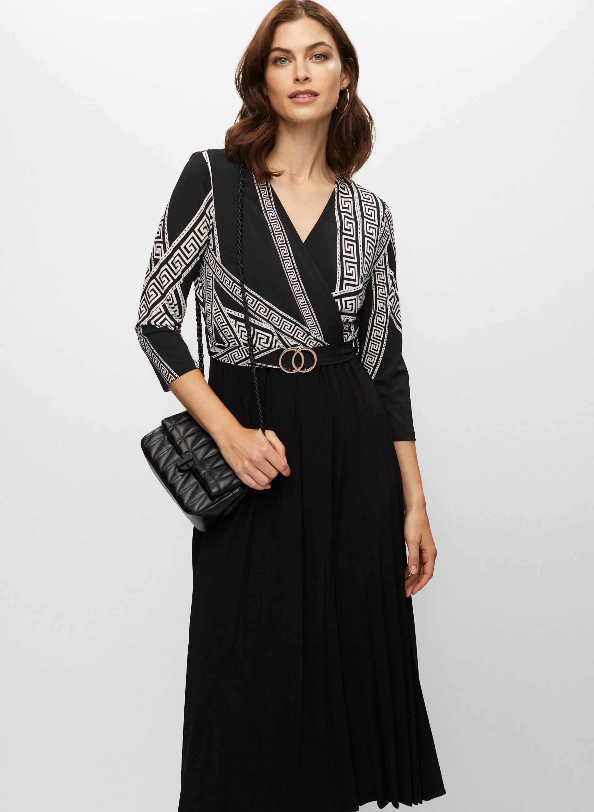 Geometric Print Midi Dress sold by Melanie Lyne product image thumbnail 5