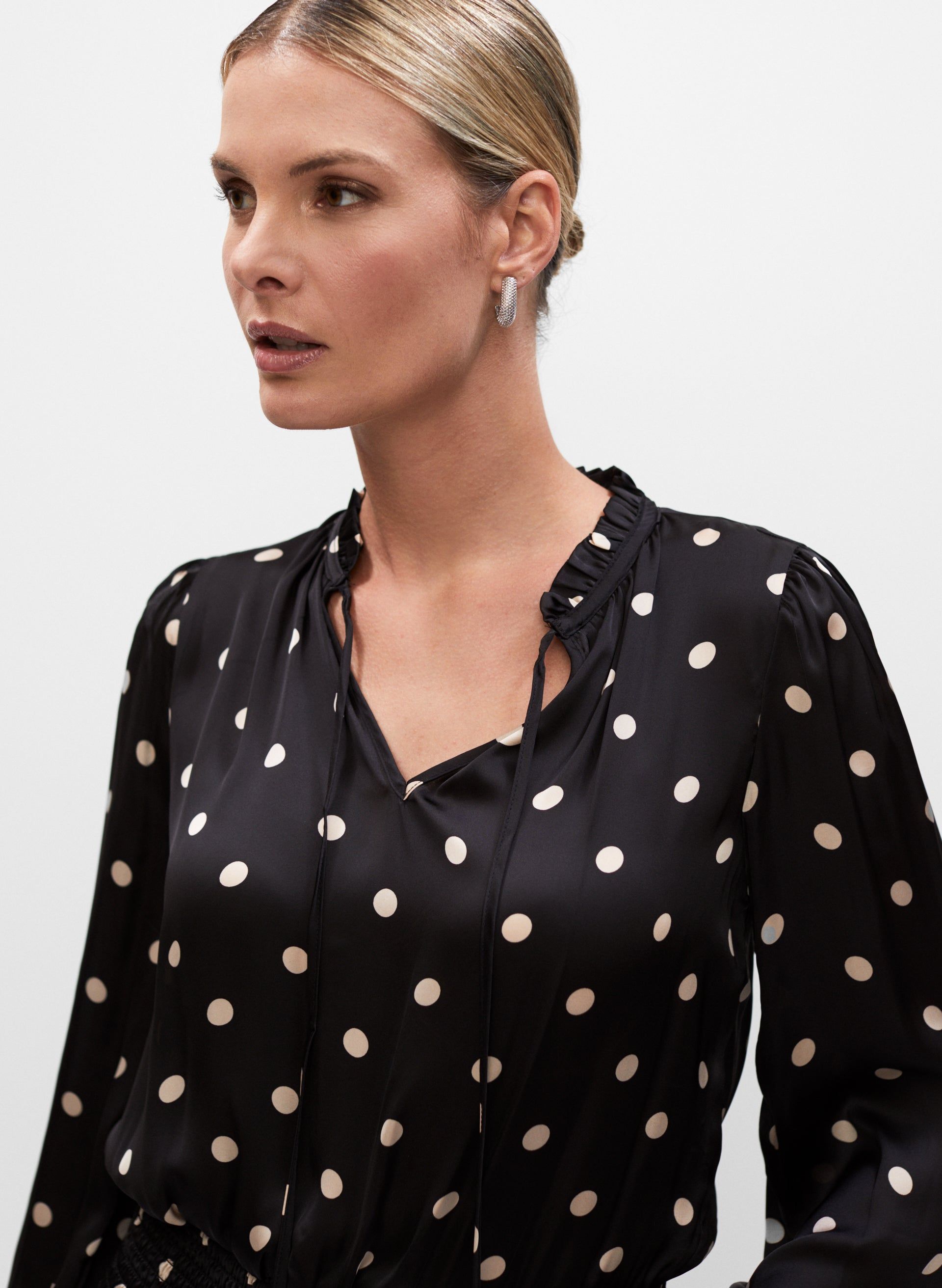 Polka Dot Print Blouse sold by Melanie Lyne product image thumbnail 2