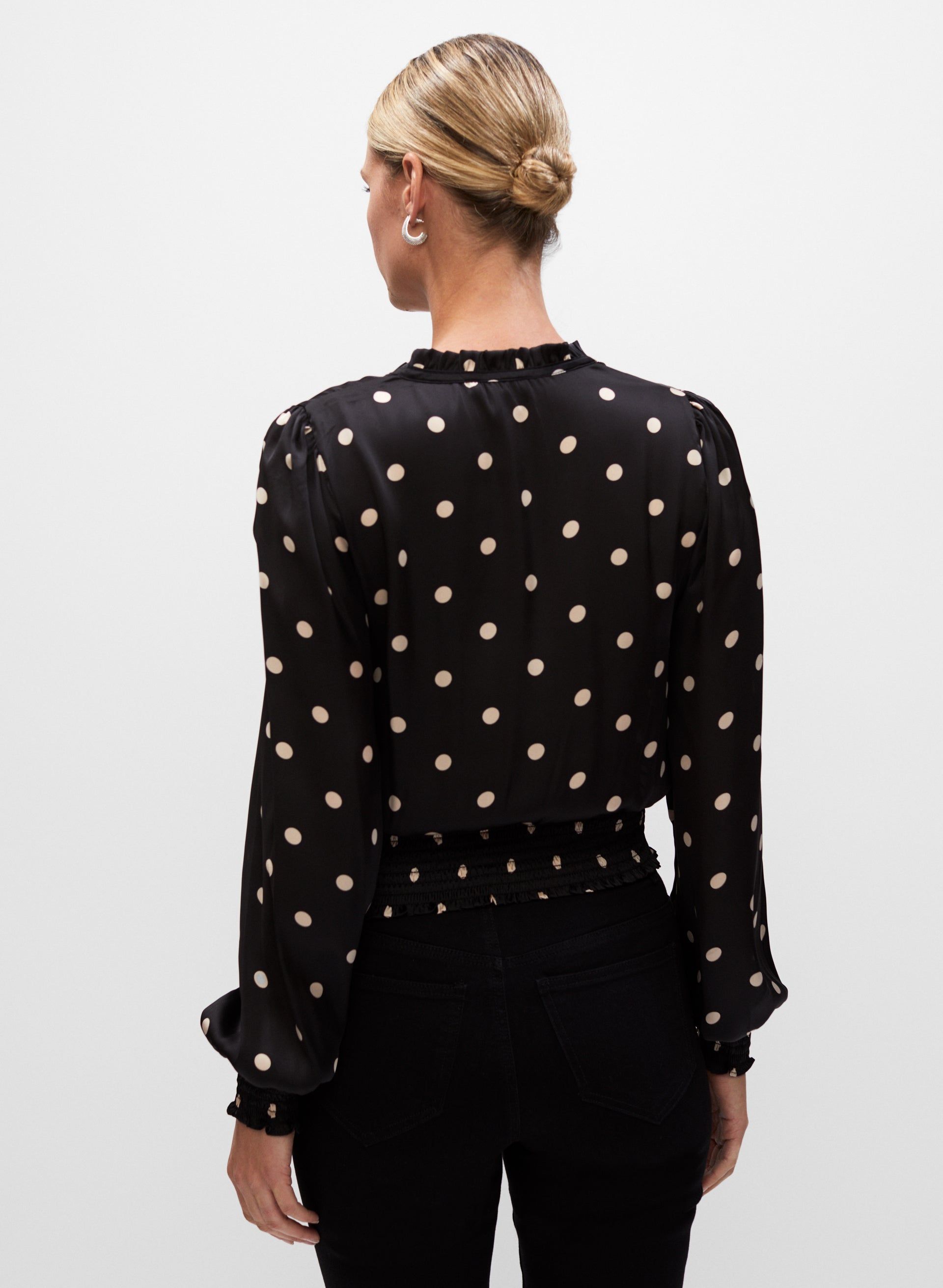 Polka Dot Print Blouse sold by Melanie Lyne product image thumbnail 3