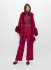 Faux Fur Trim Poncho sold by Melanie Lyne