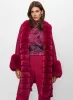 Faux Fur Trim Poncho sold by Melanie Lyne