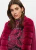 Faux Fur Trim Poncho sold by Melanie Lyne