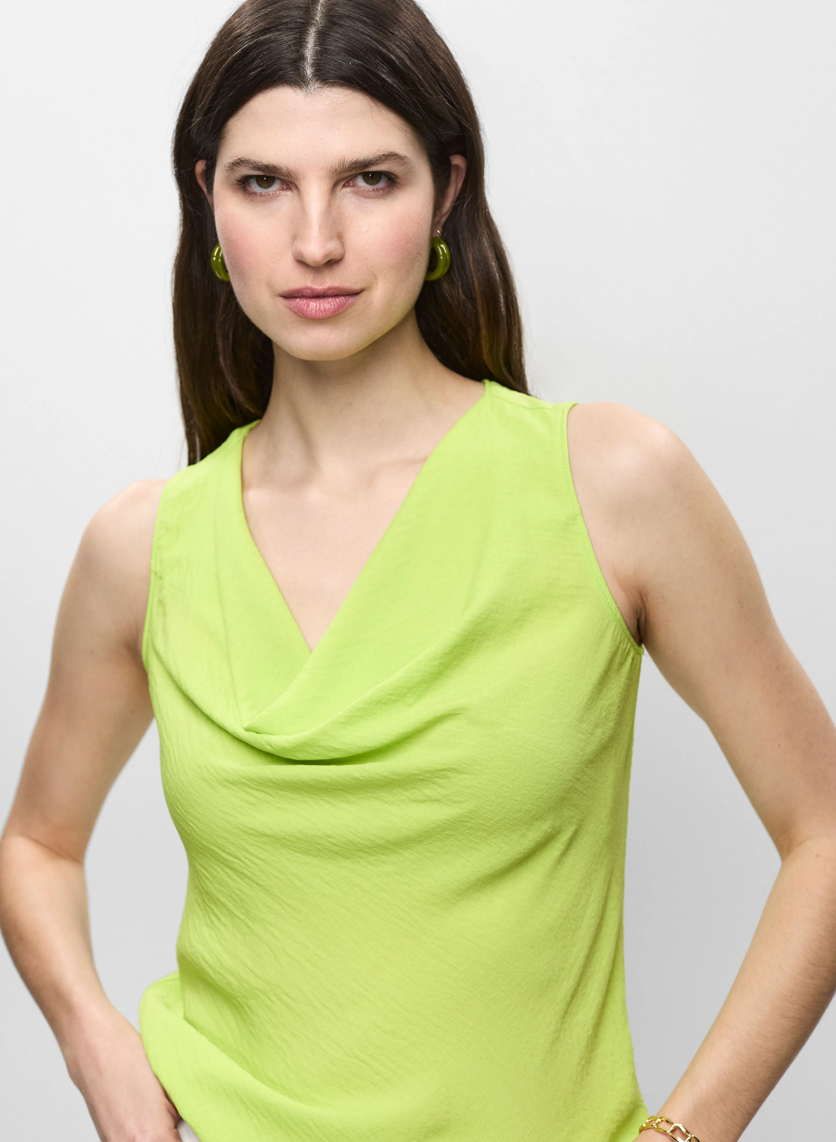 Joseph Ribkoff - Sleeveless Cowl Neck Top sold by Melanie Lyne product image thumbnail 5