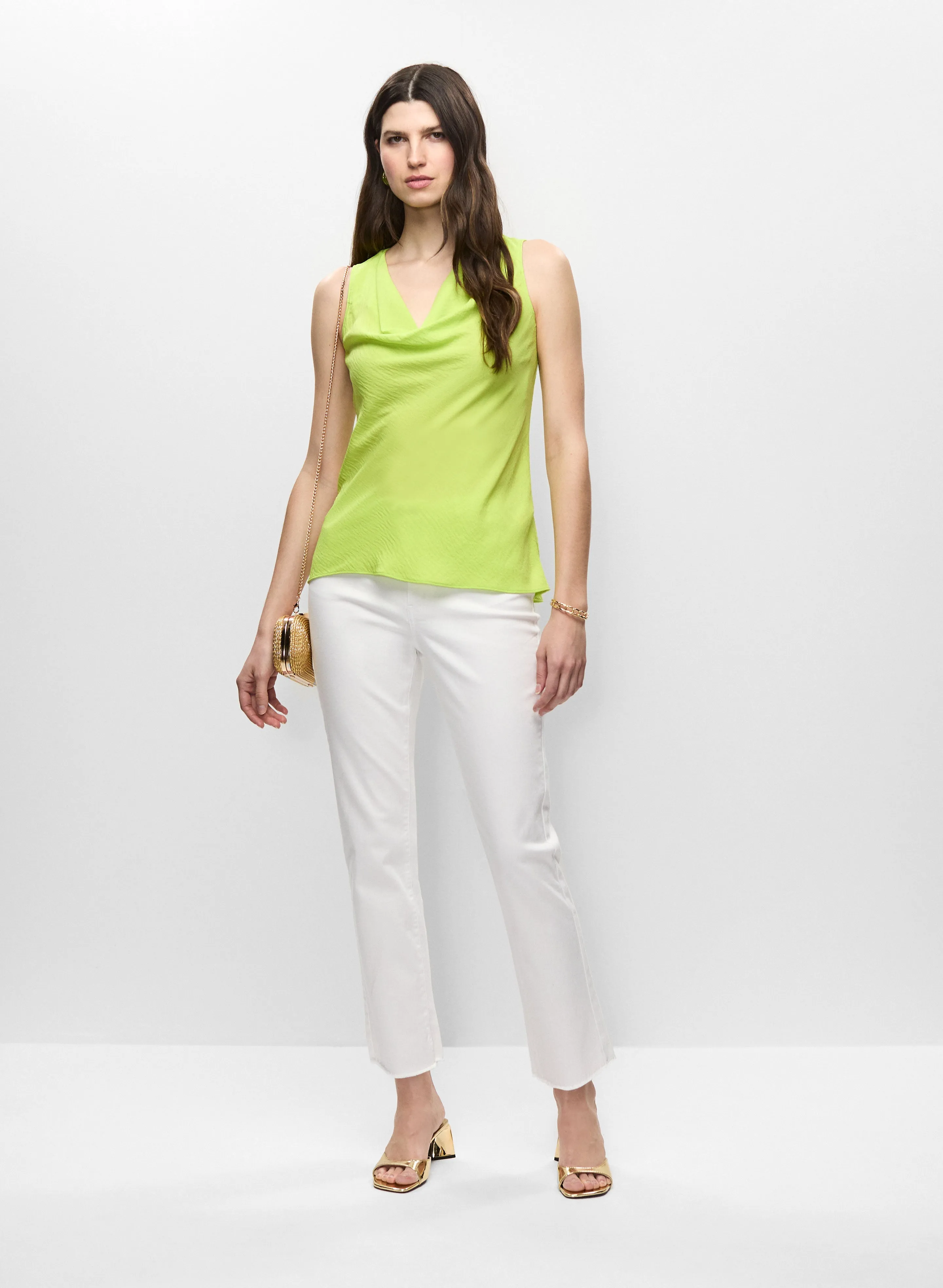 Joseph Ribkoff - Sleeveless Cowl Neck Top sold by Melanie Lyne product image thumbnail 3