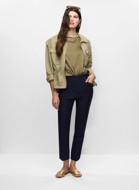 Short Zip Front Jacket & Slim Leg Pants sold by Melanie Lyne